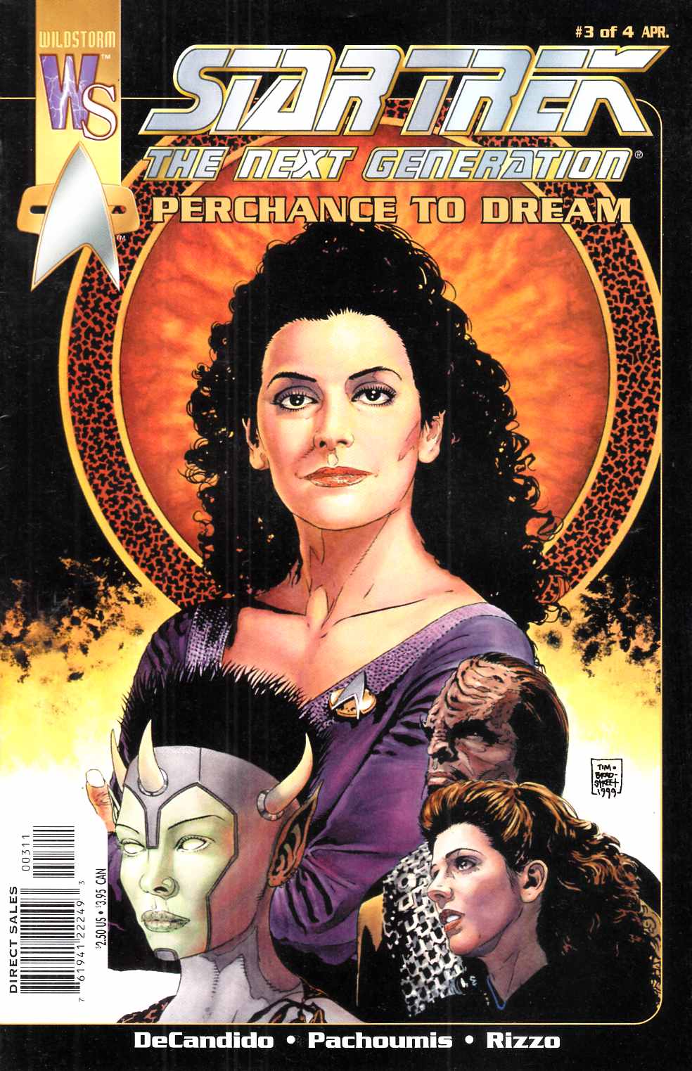 Star Trek Next Generation Perchance to Dream #3 Very Fine (8.0) [DC Comic] THUMBNAIL