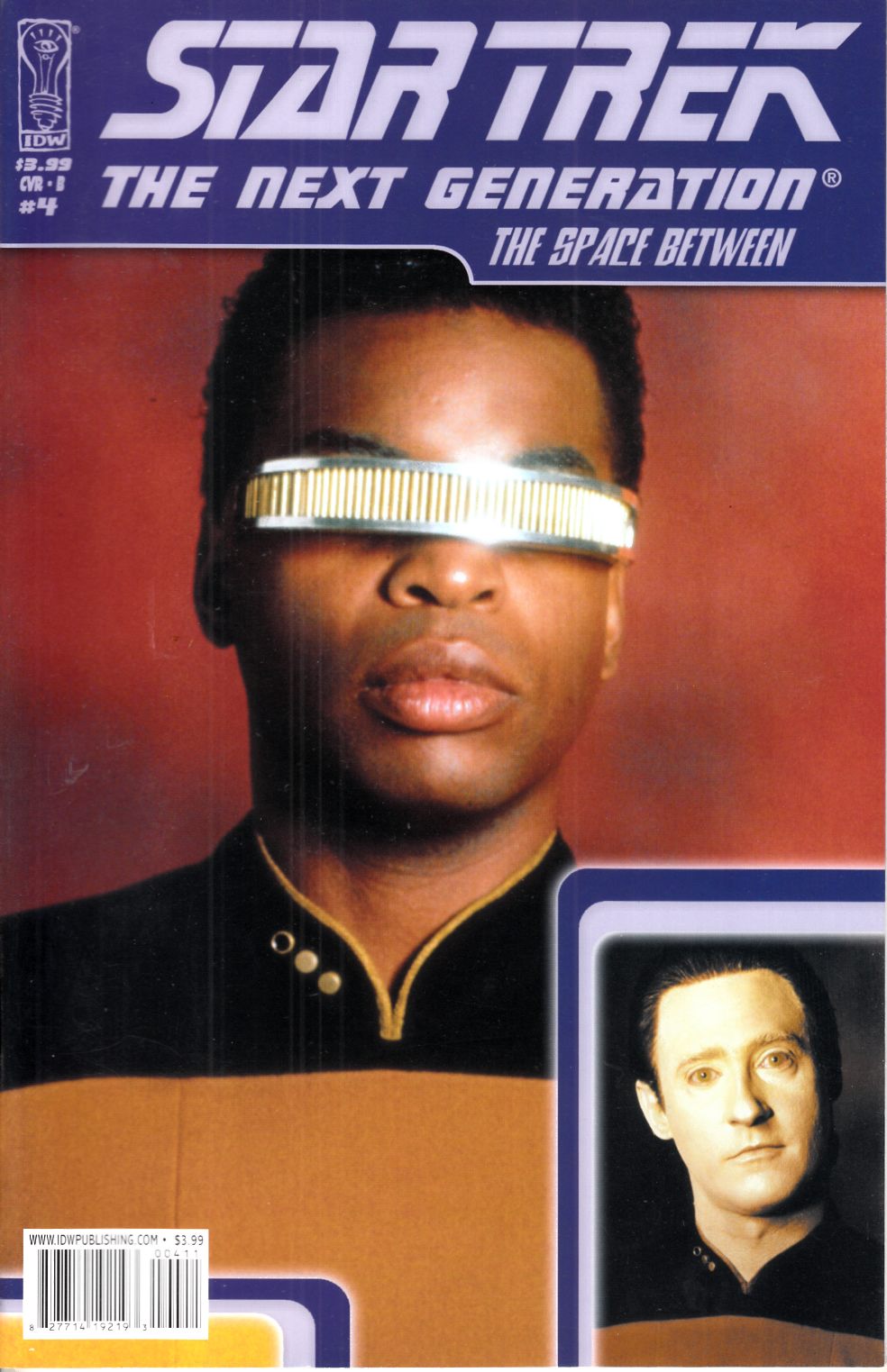 Star Trek Next Generation The Space Between #4 Cover B Near Mint (9.4) [IDW Comic] THUMBNAIL