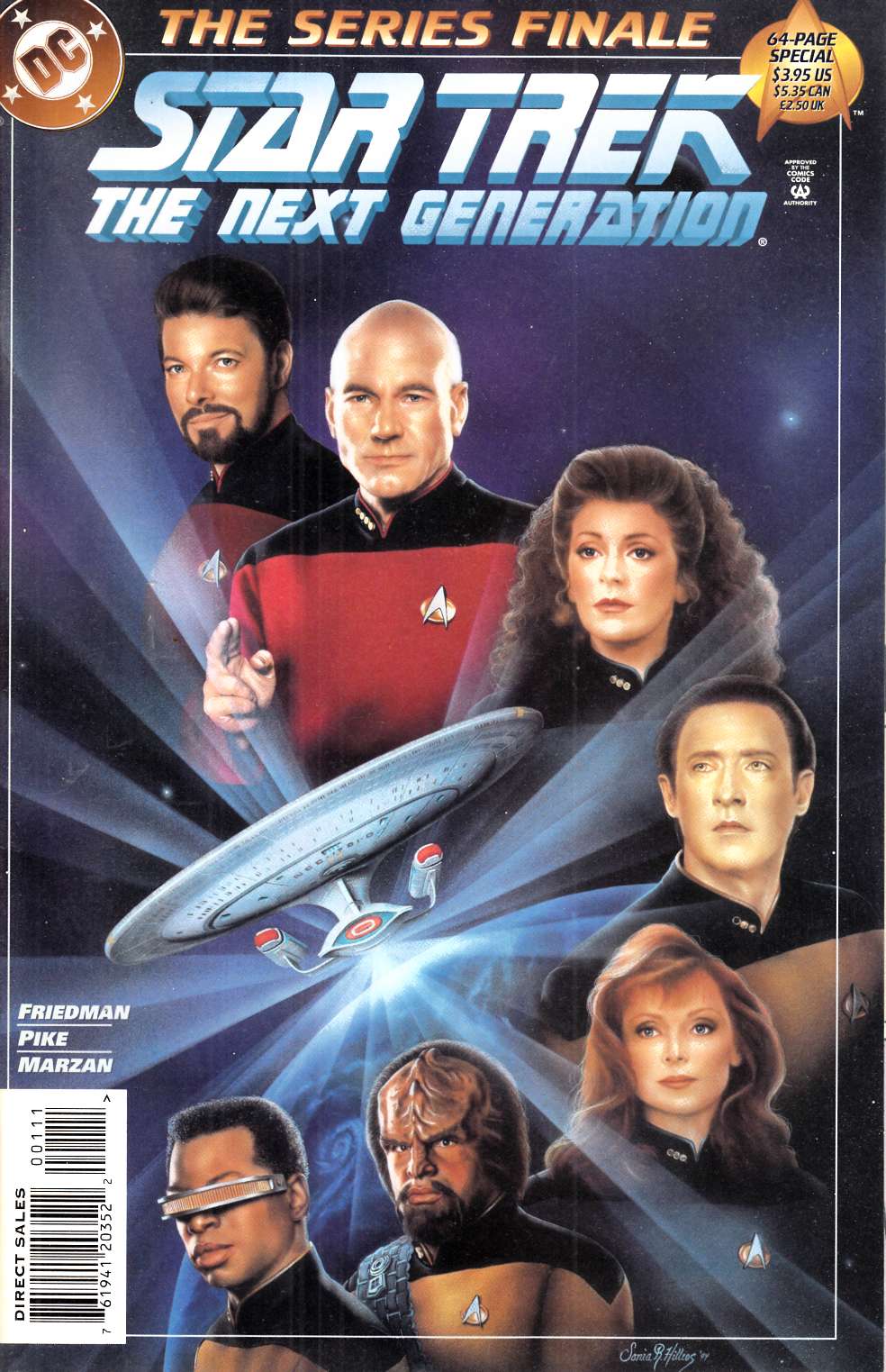 Star Trek Next Generation Series Finale #1 Very Fine (8.0) [DC Comic] THUMBNAIL