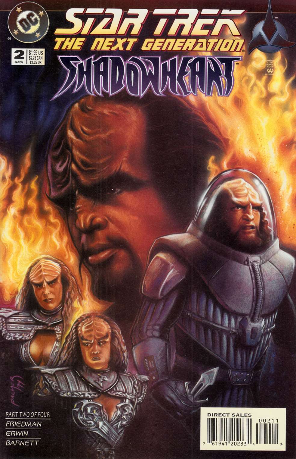 Star Trek Next Generation Shadowheart #2 Very Fine (8.0) [DC Comic] THUMBNAIL