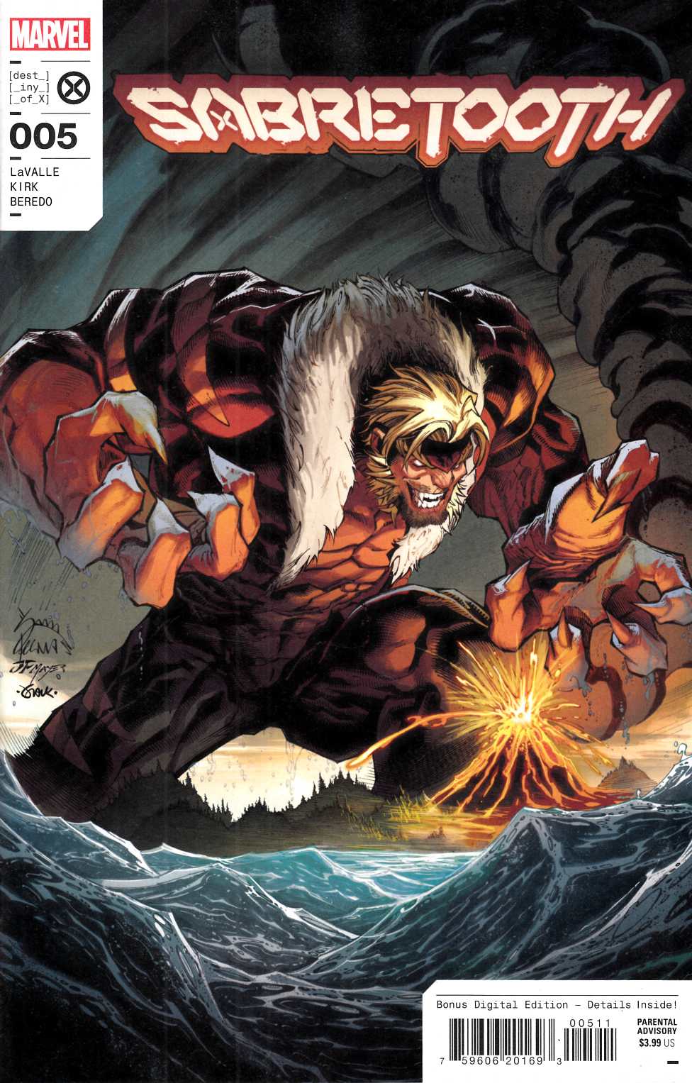 Sabretooth #5 Near Mint (9.4) [Marvel Comic] LARGE
