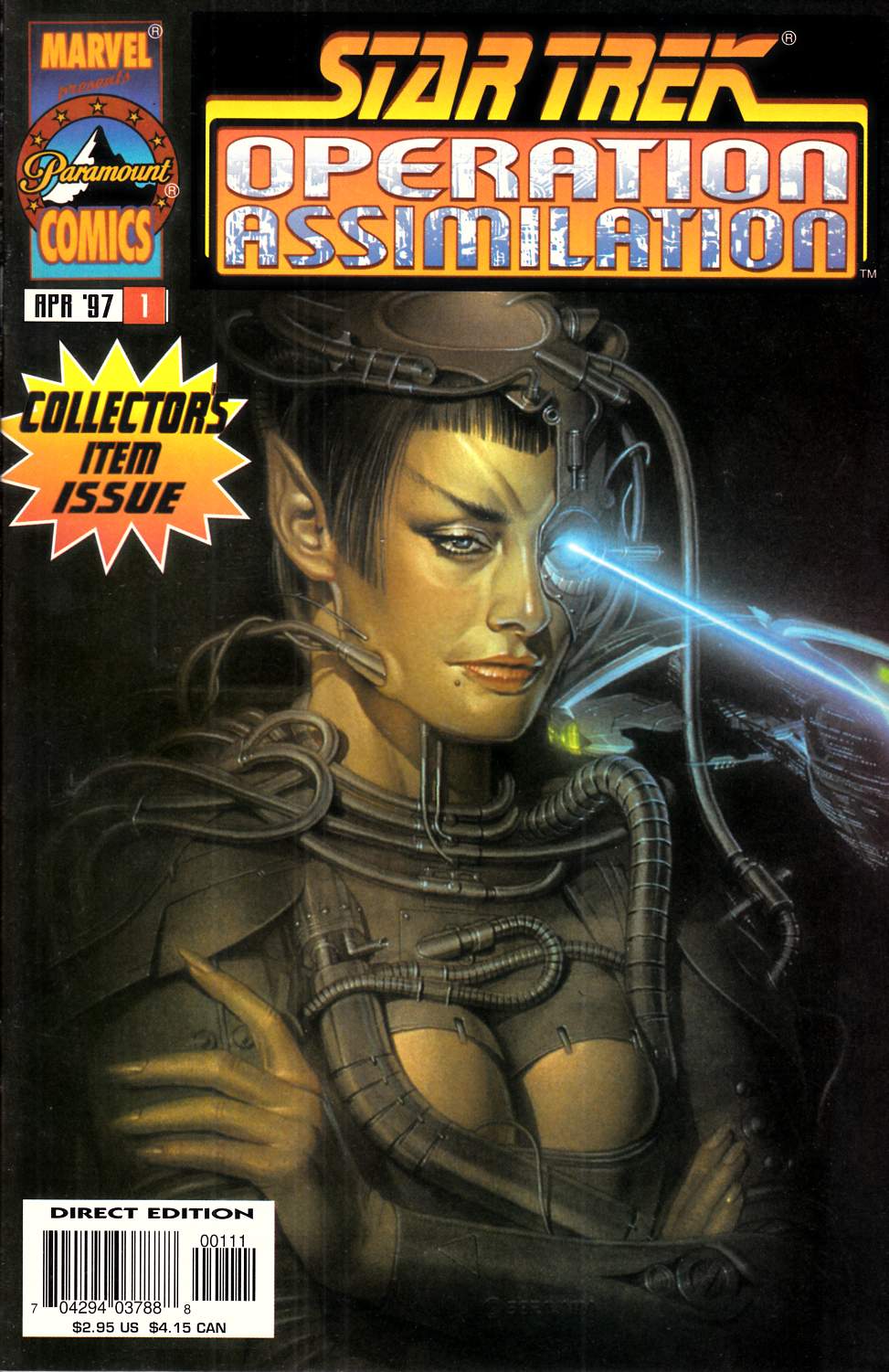 Star Trek Operation Assimilation #1 Very Fine (8.0) [Marvel Comic] THUMBNAIL