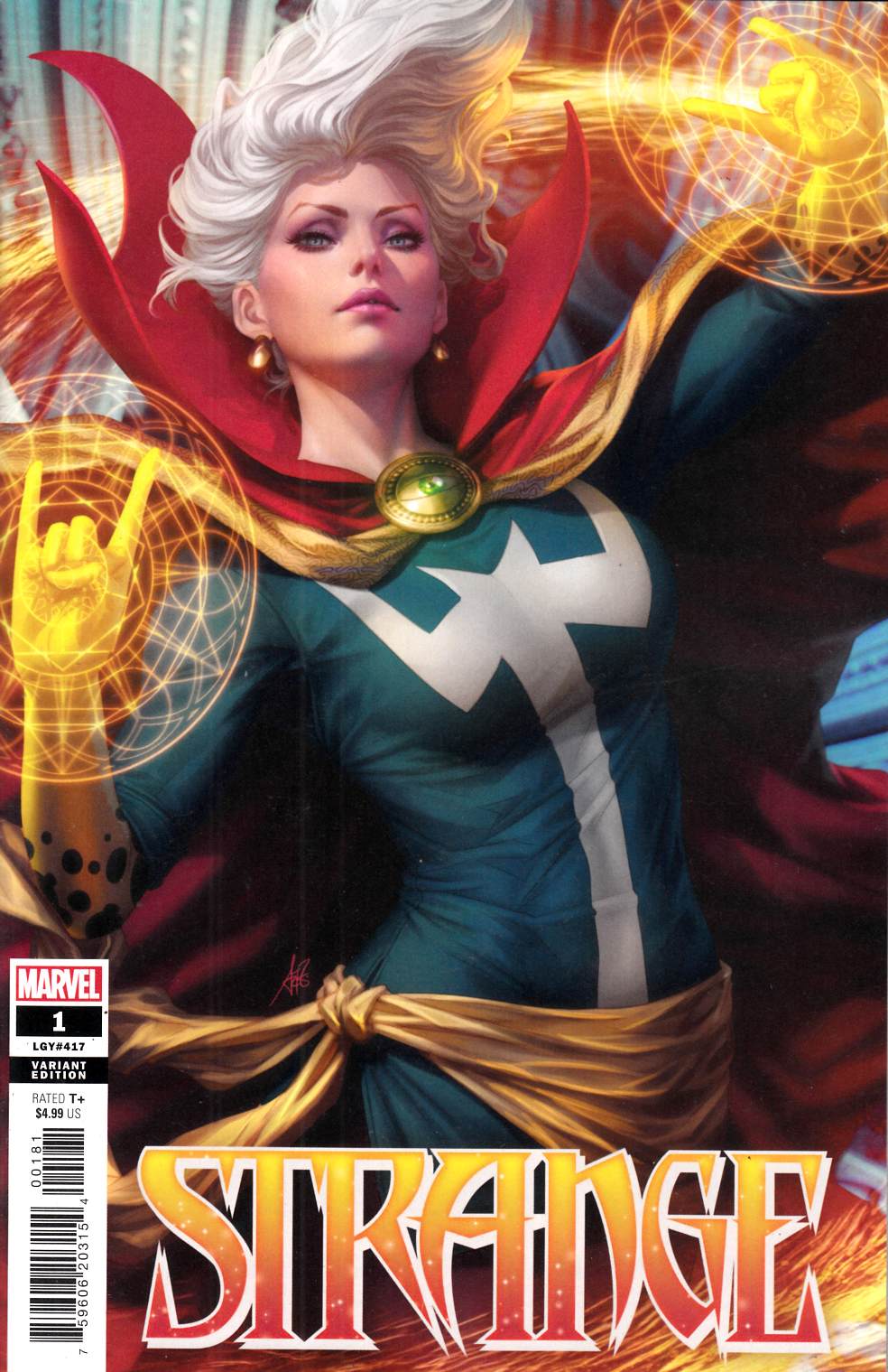Strange #1 Artgerm Variant Cover Near Mint (9.4) [Marvel Comic] THUMBNAIL