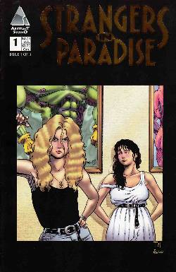 Strangers In Paradise #1 Gold Logo Reprint [Comic] LARGE