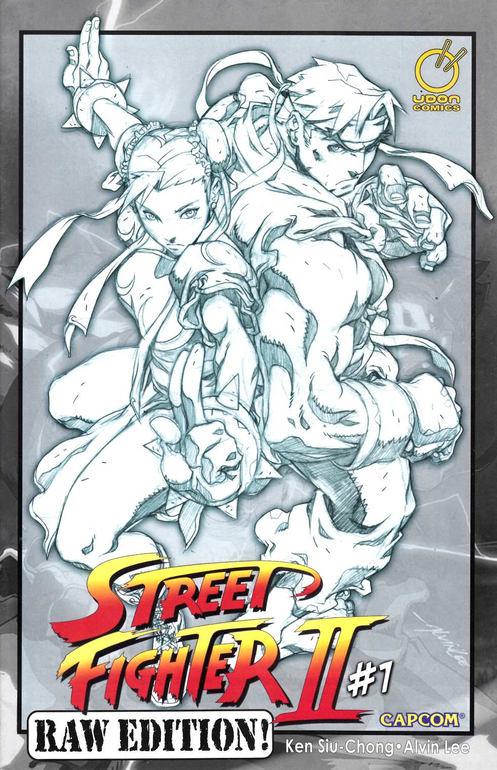 Street Fighter II #1 Raw Edition Very Fine (8.0) [Udon Comic] LARGE