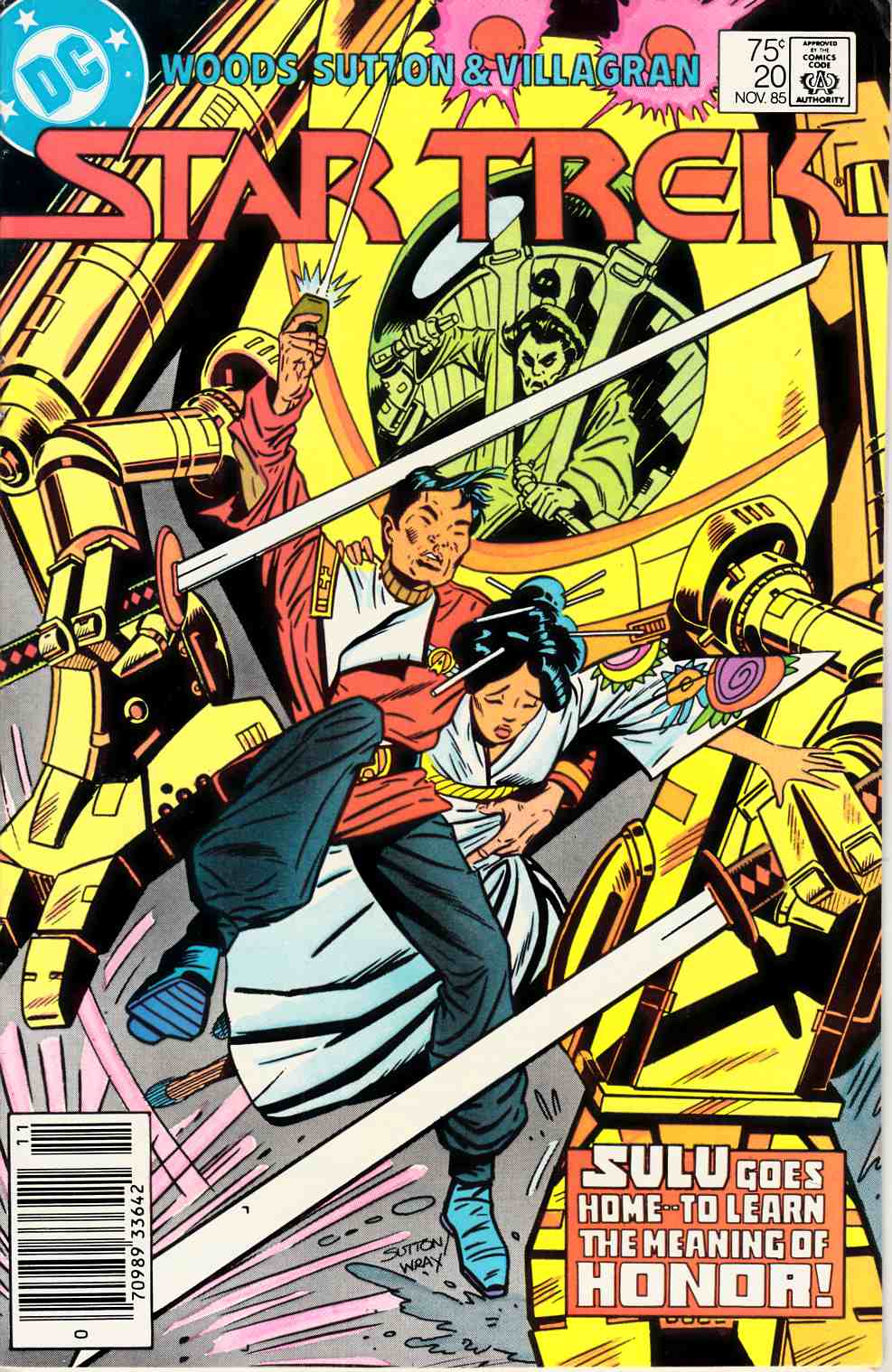 Star Trek #20 Newsstand Edition Fine (6.0) [DC Comic] LARGE