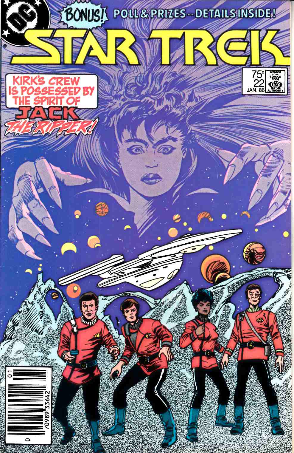 Star Trek #22 Newsstand Edition Very Fine (8.0) [DC Comic] LARGE
