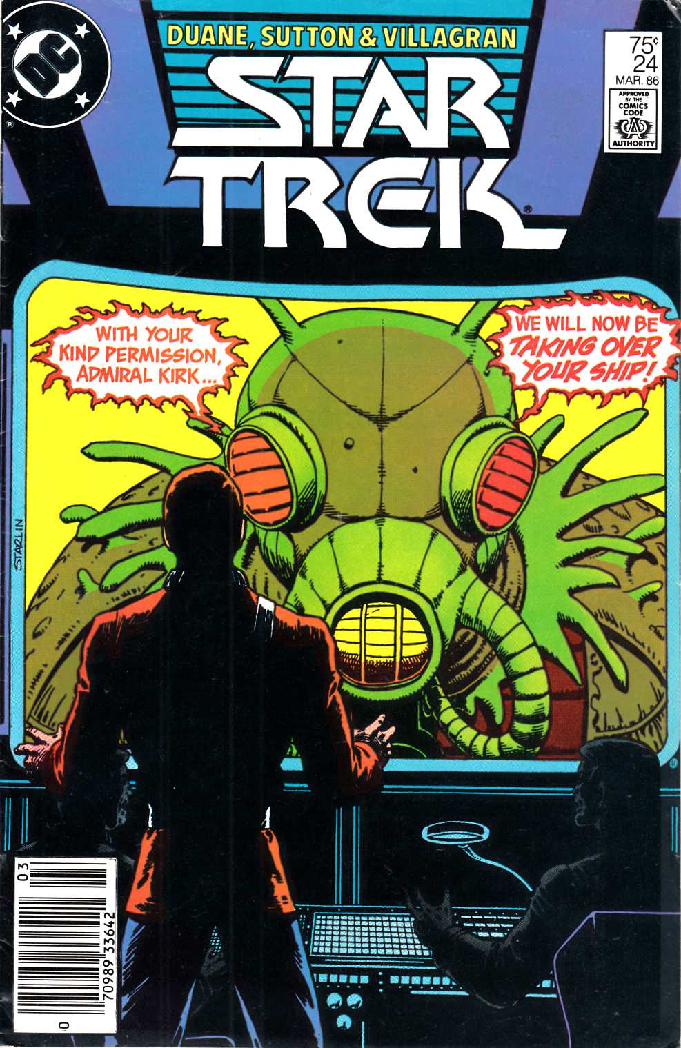 Star Trek #24 Newsstand Edition Very Good (4.0) [DC Comic] THUMBNAIL