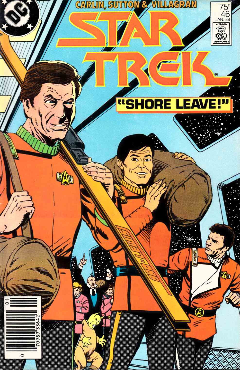 Star Trek #46 Newsstand Edition Fine (6.0) [DC Comic] THUMBNAIL