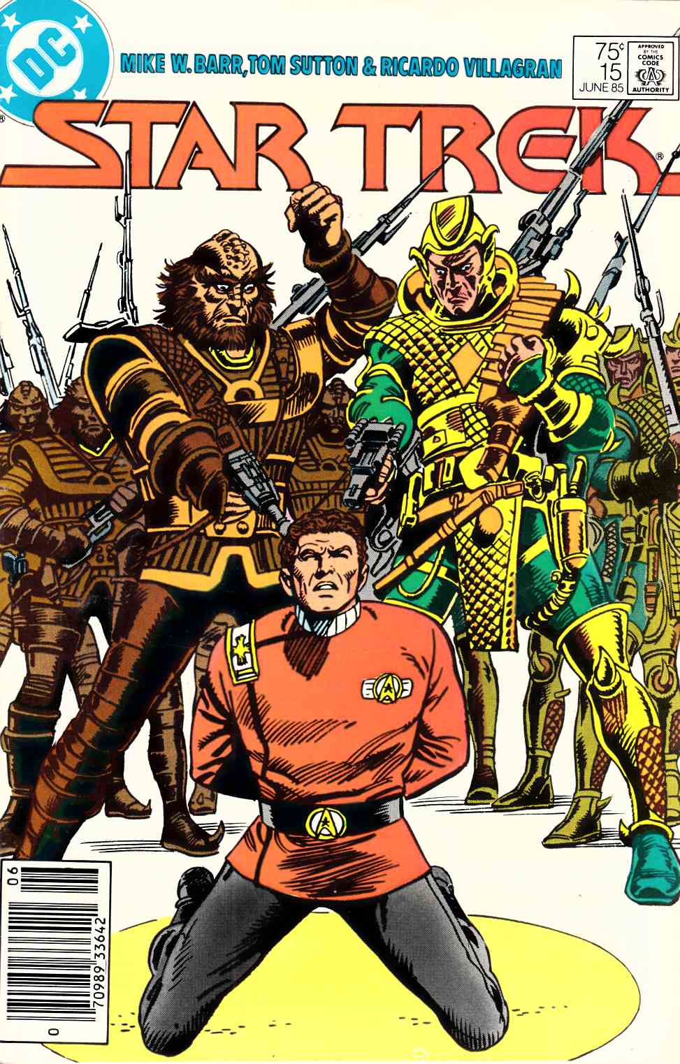 Star Trek #15 Newsstand Edition Fine/Very Fine (7.0) [DC Comic] THUMBNAIL