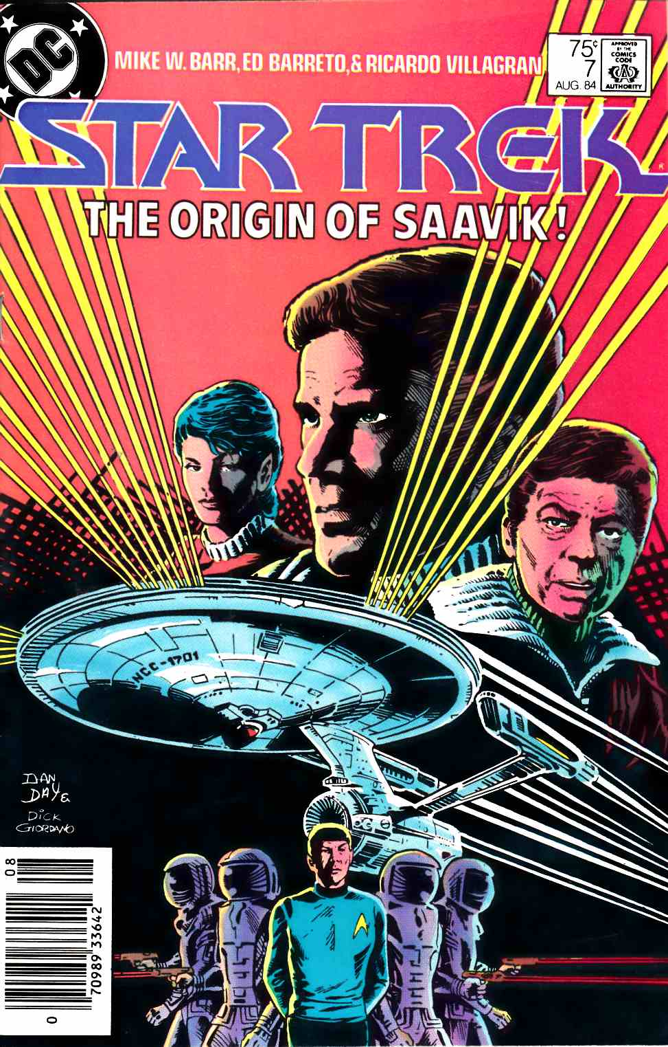Star Trek #7 Newsstand Edition Fine/Very Fine (7.0) [DC Comic] LARGE