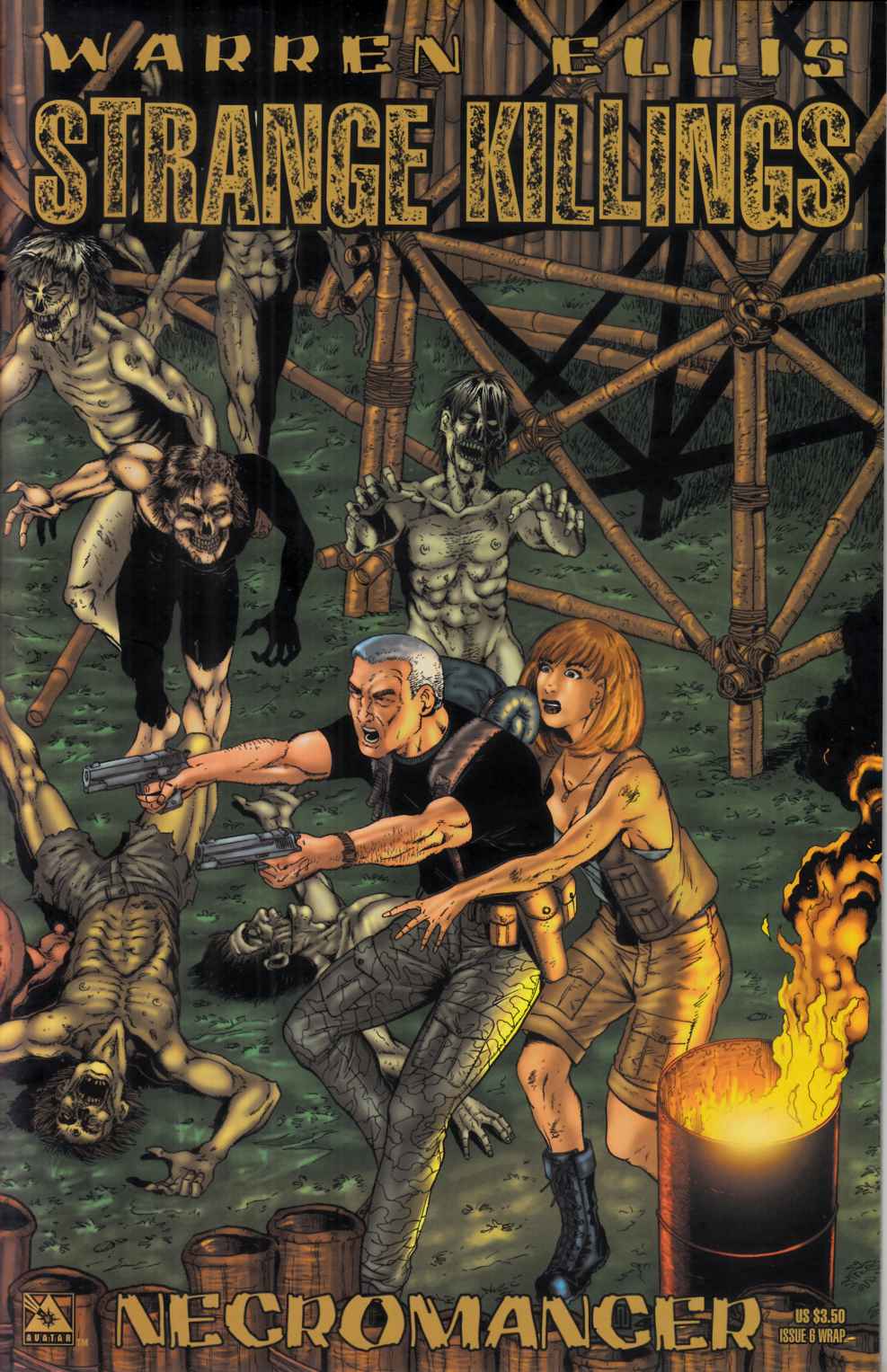 Strange Killings Necromancer #6 Wrap Cover Very Fine (8.0) [Avatar Comic] LARGE