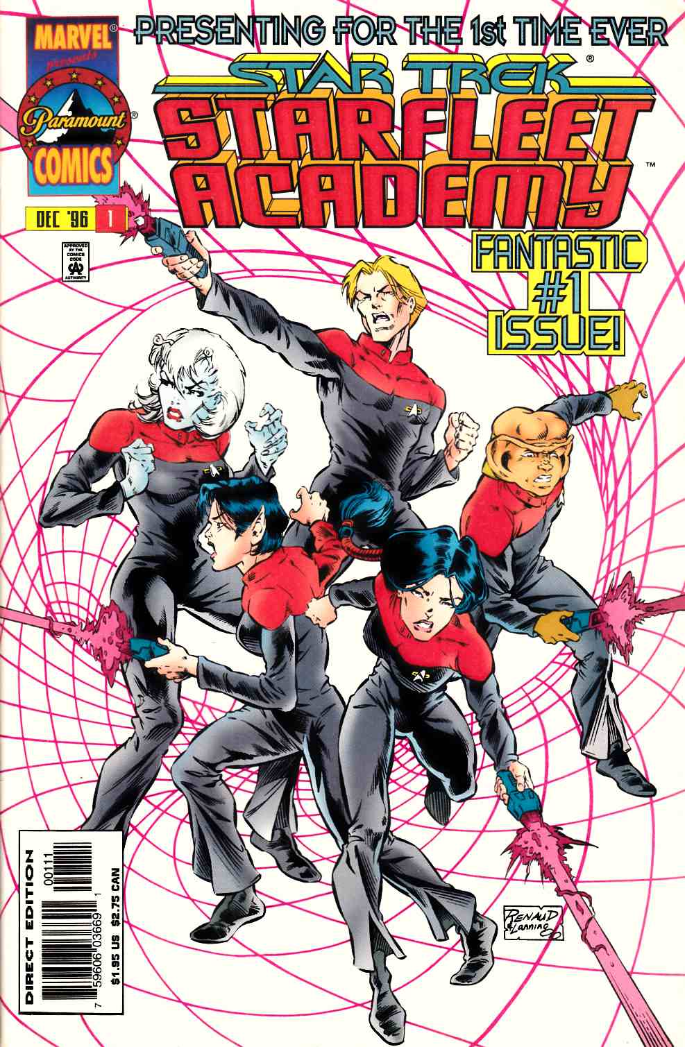 Star Trek Starfleet Academy #1 Very Fine Minus (7.5) [Marvel Comic] LARGE