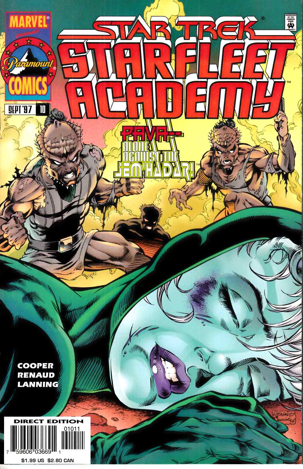 Star Trek Starfleet Academy #10 Very Fine (8.0) [Marvel Comic] LARGE
