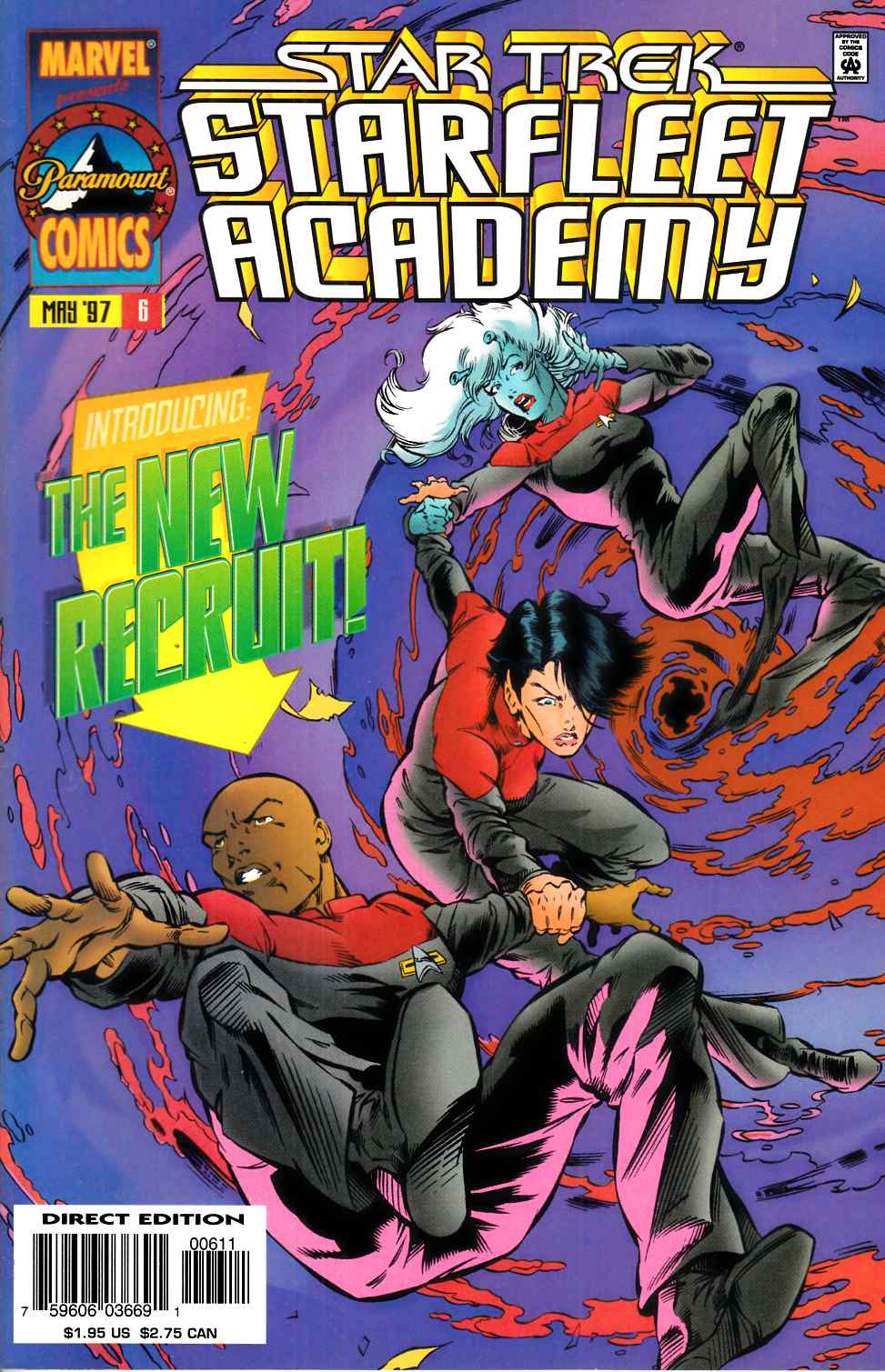 Star Trek Starfleet Academy #6 Near Mint (9.4) [Marvel Comic] LARGE