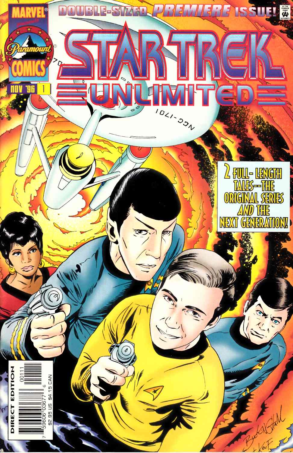 Star Trek Unlimited #1 Very Fine (8.0) [Marvel Comic] LARGE