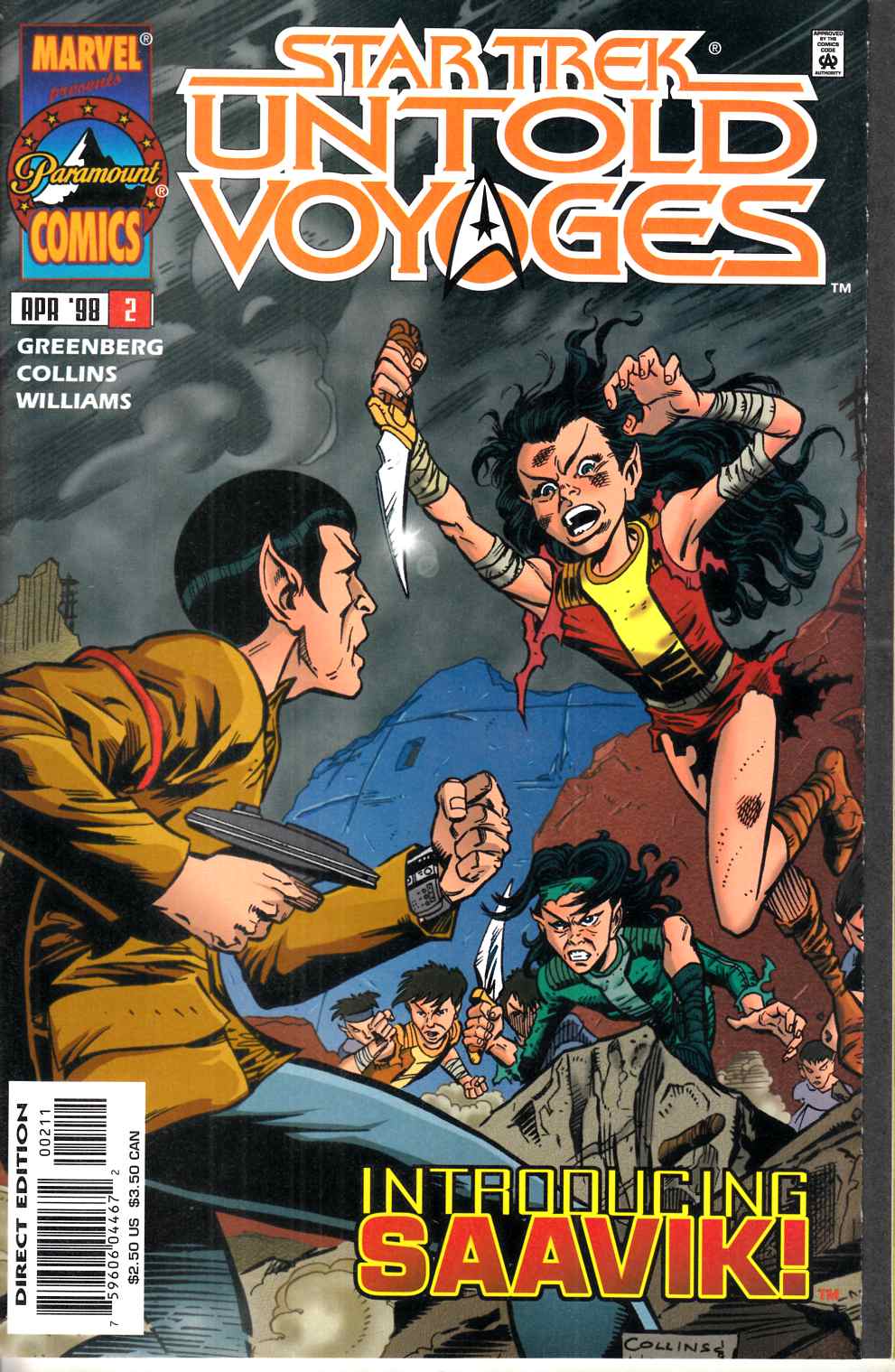 Star Trek Untold Voyages #2 Near Mint (9.4) [Marvel Comic] THUMBNAIL