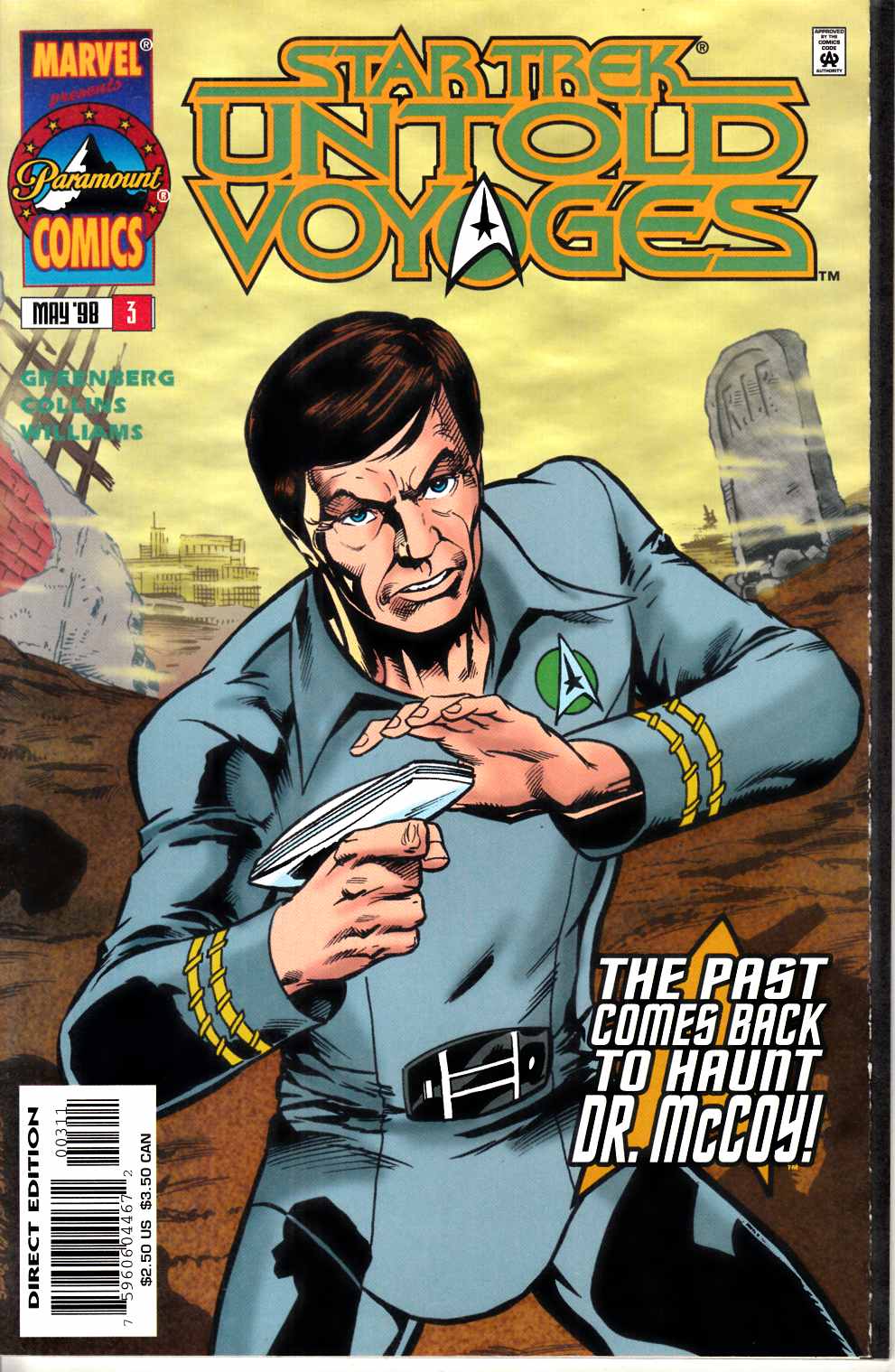 Star Trek Untold Voyages #3 Near Mint (9.4) [Marvel Comic] LARGE