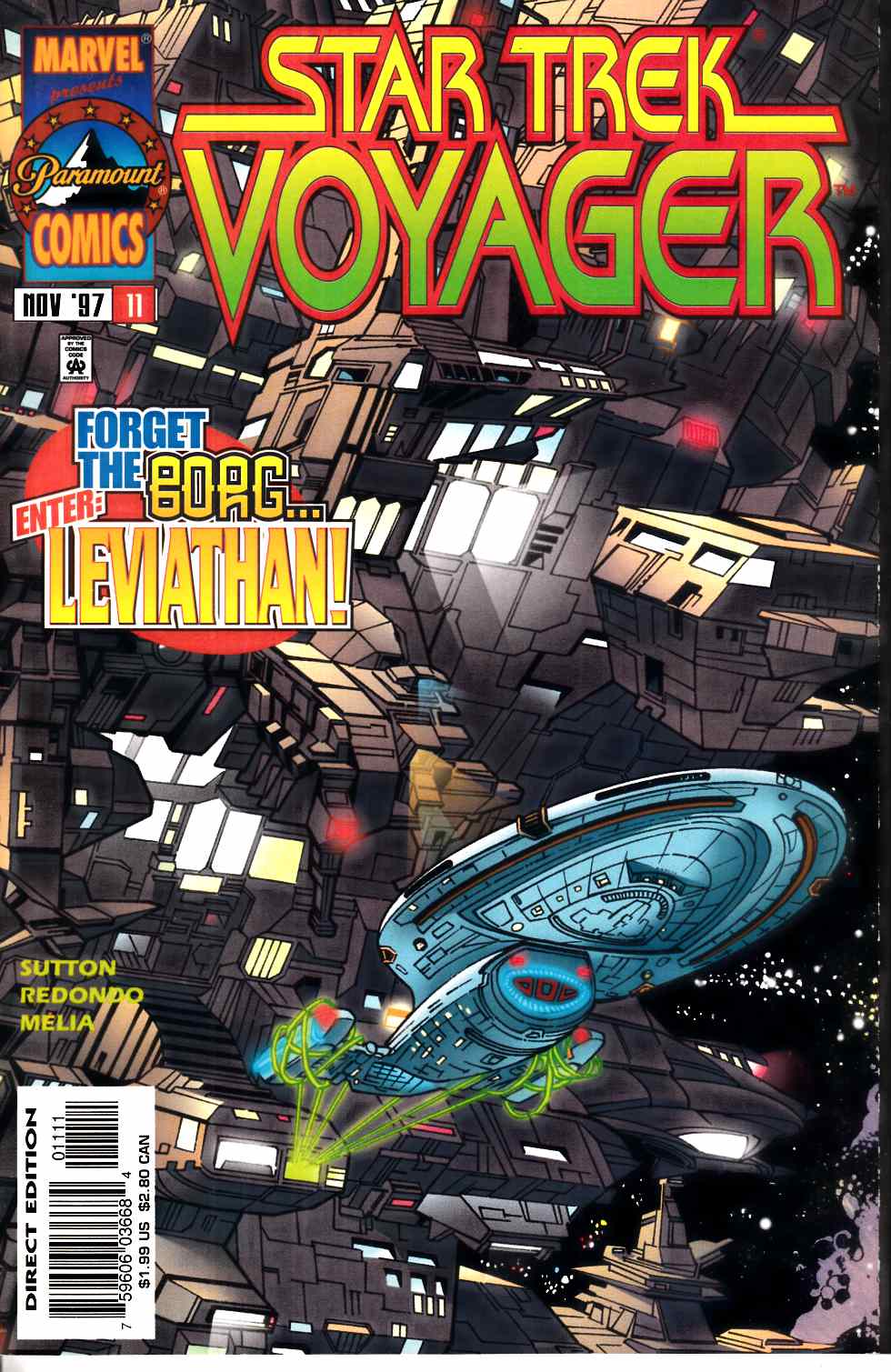 Star Trek Voyager #11 Near Mint (9.4) [Marvel Comic] THUMBNAIL