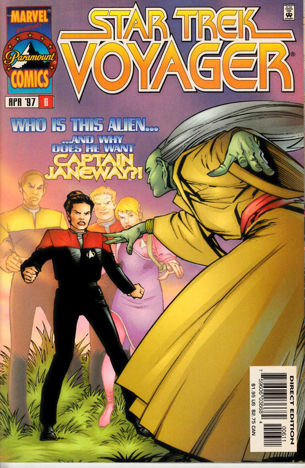 Star Trek Voyager #6 Near Mint (9.4) [Marvel Comic] THUMBNAIL