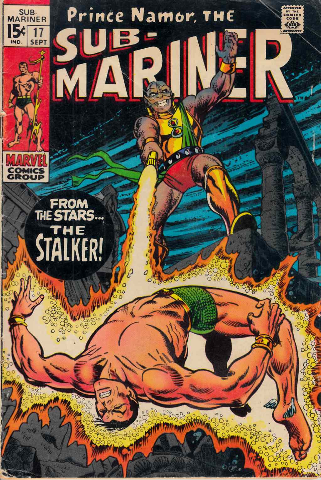 Sub-Mariner #17 Very Good Minus (3.5) [Marvel Comic] LARGE