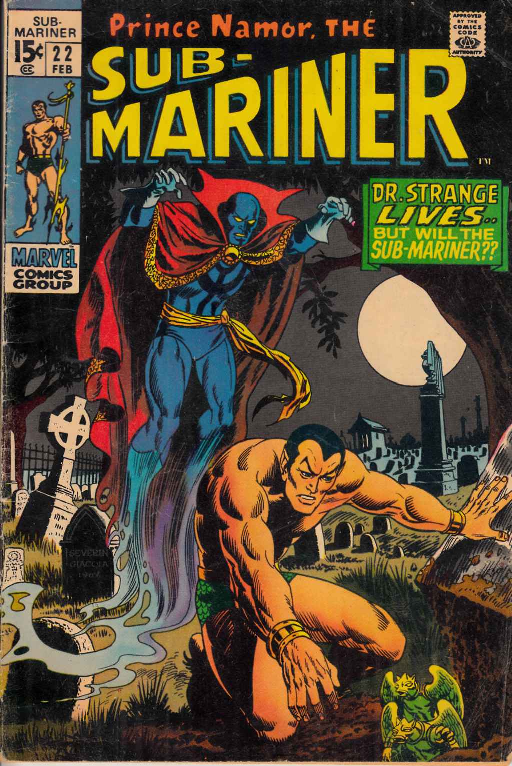 Sub-Mariner #22 Very Good (4.0) [Marvel Comic] LARGE