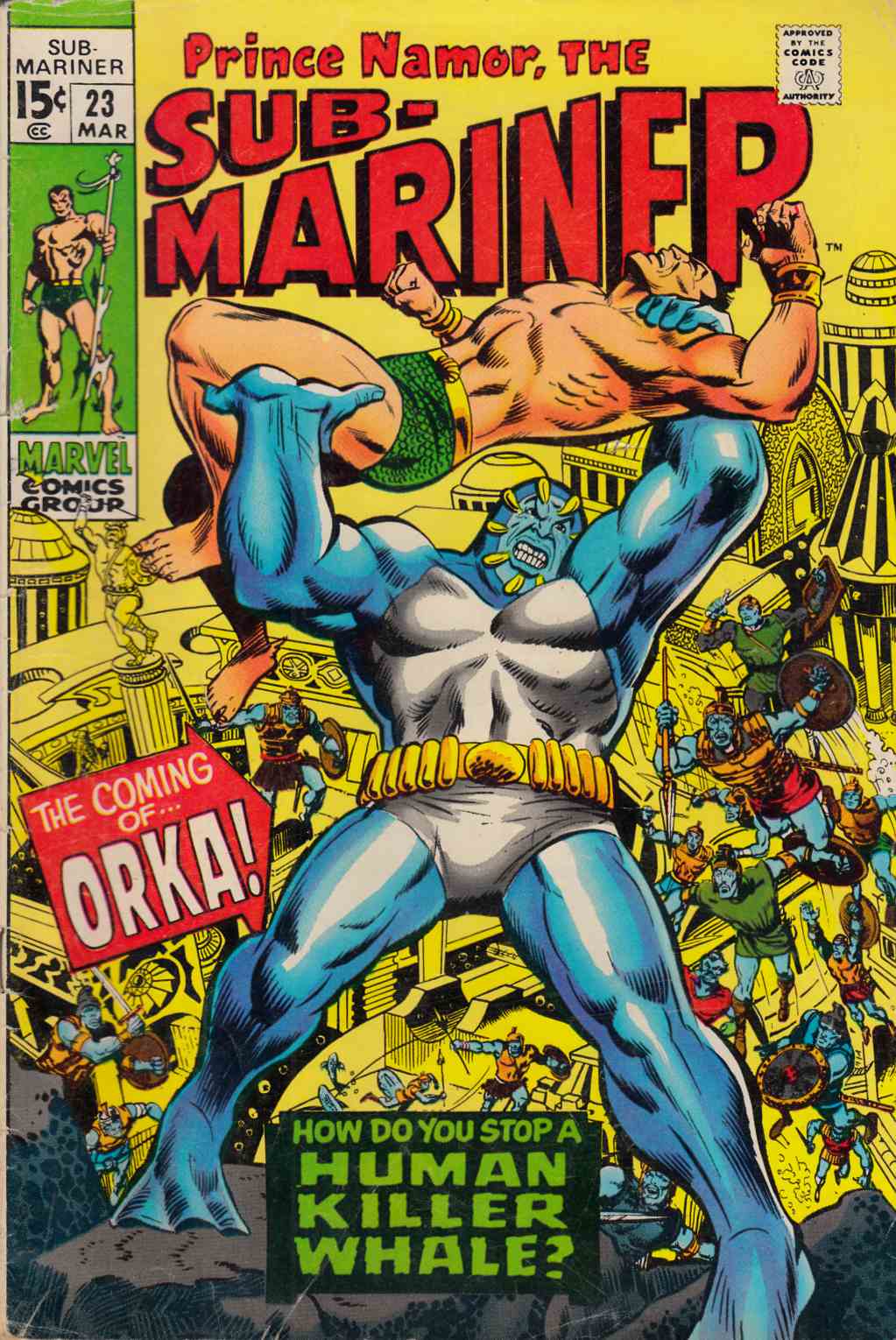 Sub-Mariner #23 Very Good (4.0) [Marvel Comic] THUMBNAIL