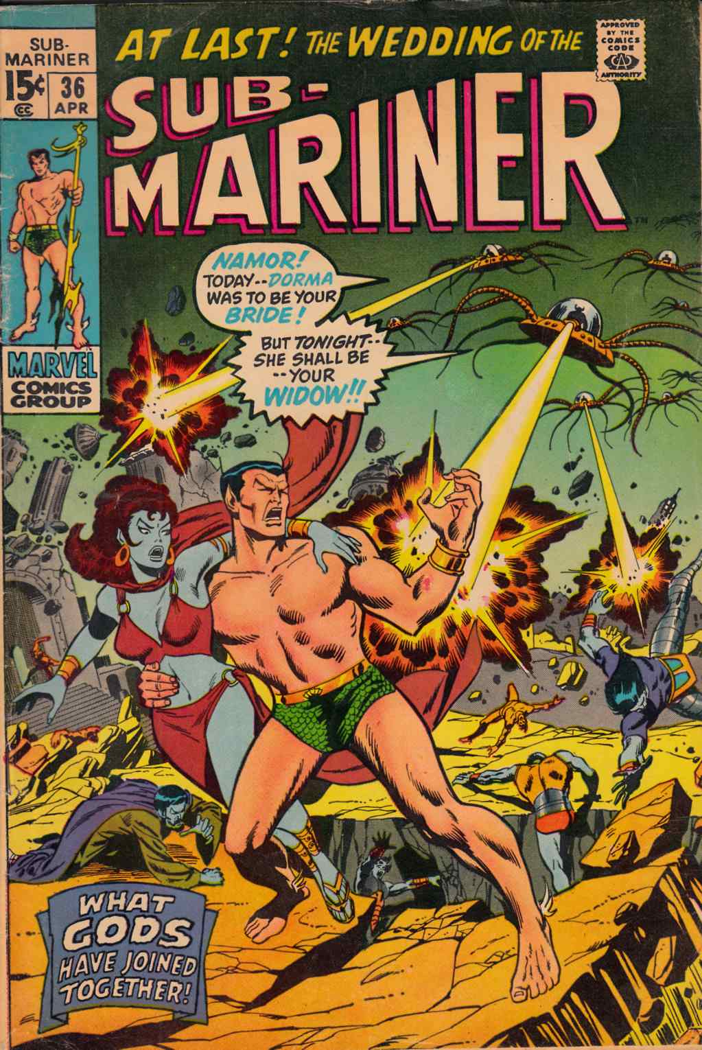 Sub-Mariner #36 Fine (6.0) [Marvel Comic] LARGE
