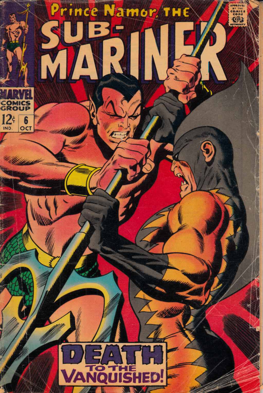 Sub-Mariner #6 Good (2.0) [Marvel Comic] LARGE