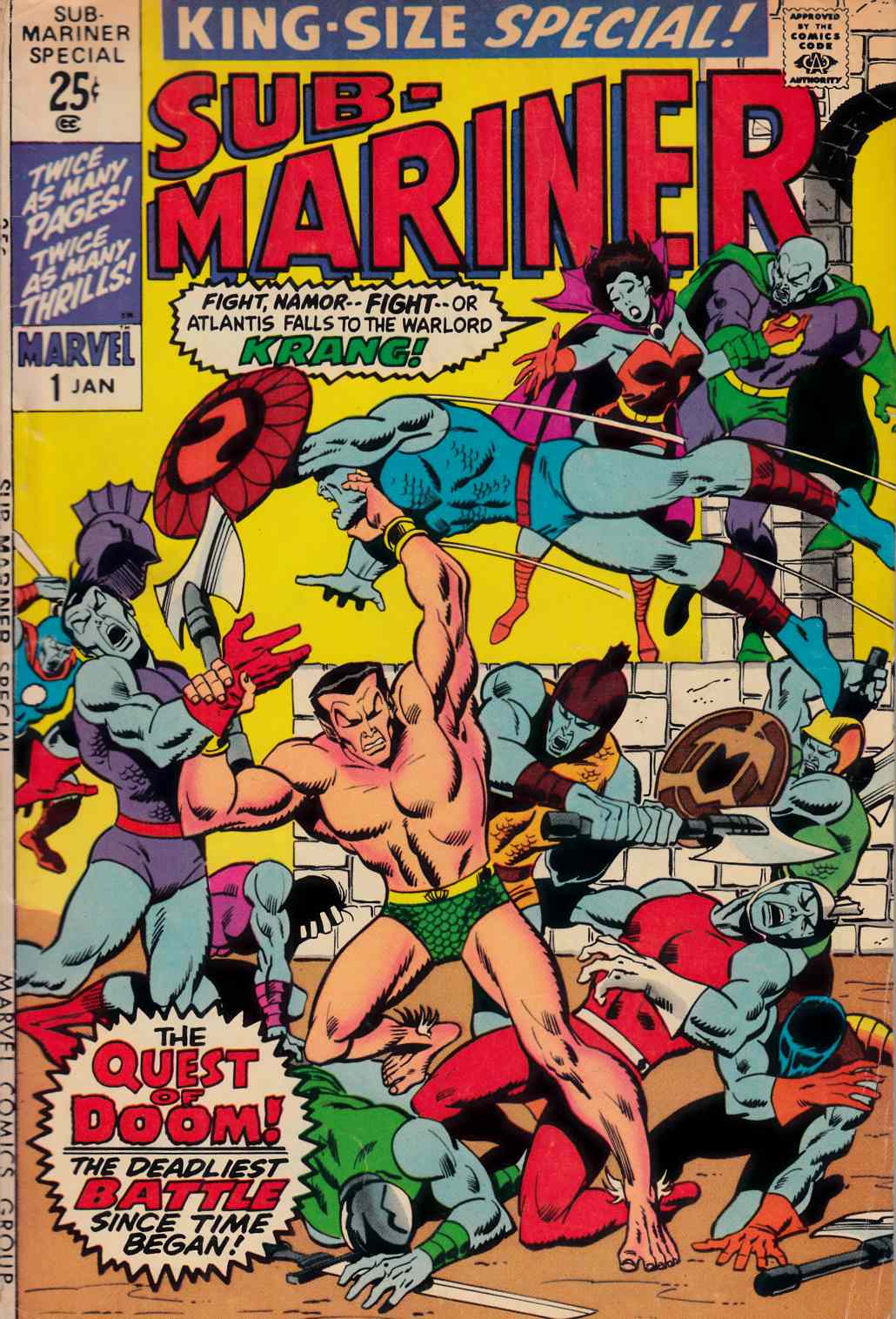 Sub-Mariner Annual #1 Very Good/Fine (5.0) [Marvel Comic] THUMBNAIL