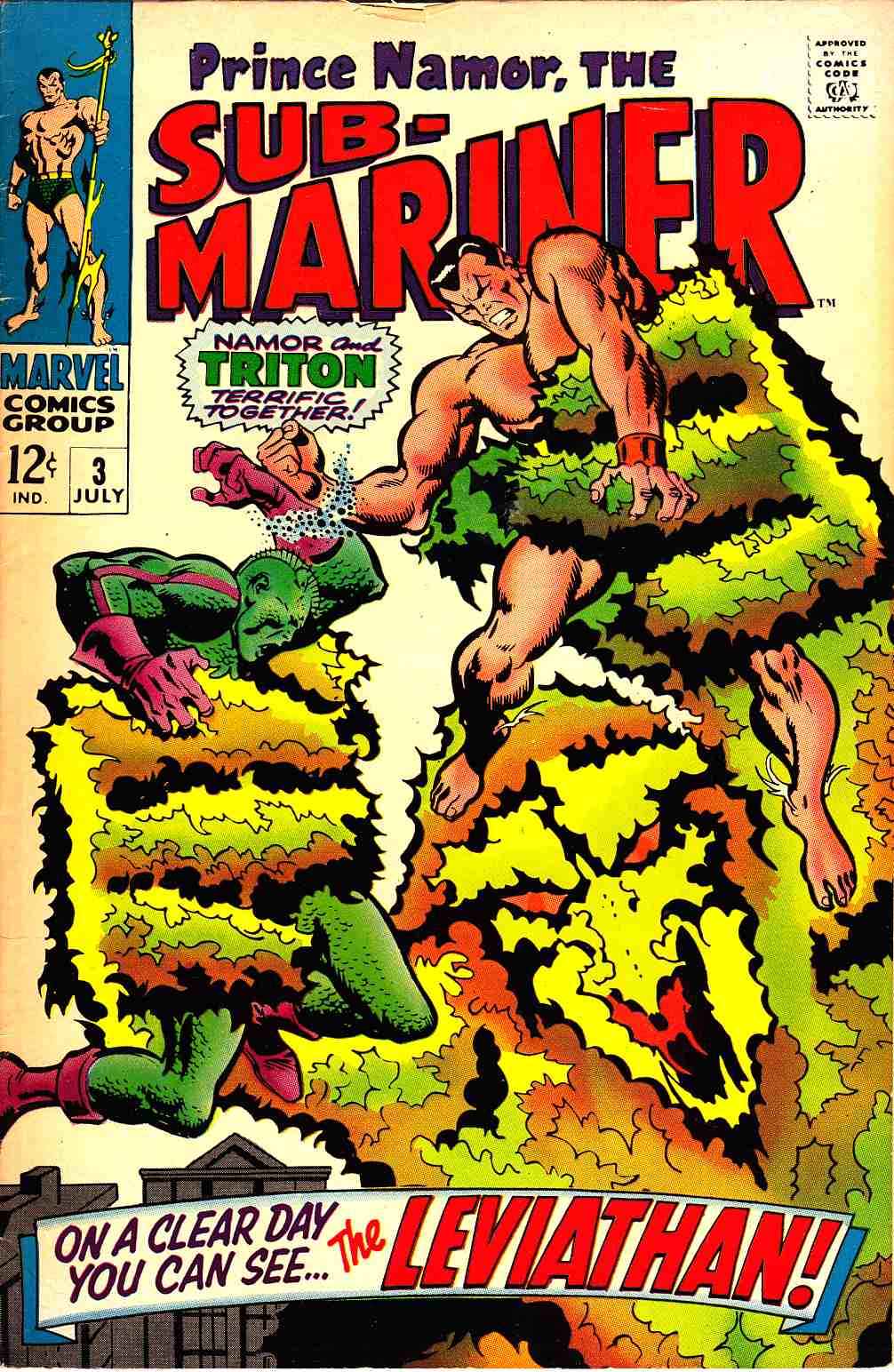 Sub-Mariner #3 Very Good (4.0) [Marvel Comic] LARGE