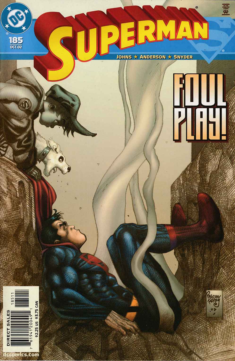 Superman #185 Very Fine (8.0) [DC Comic] LARGE