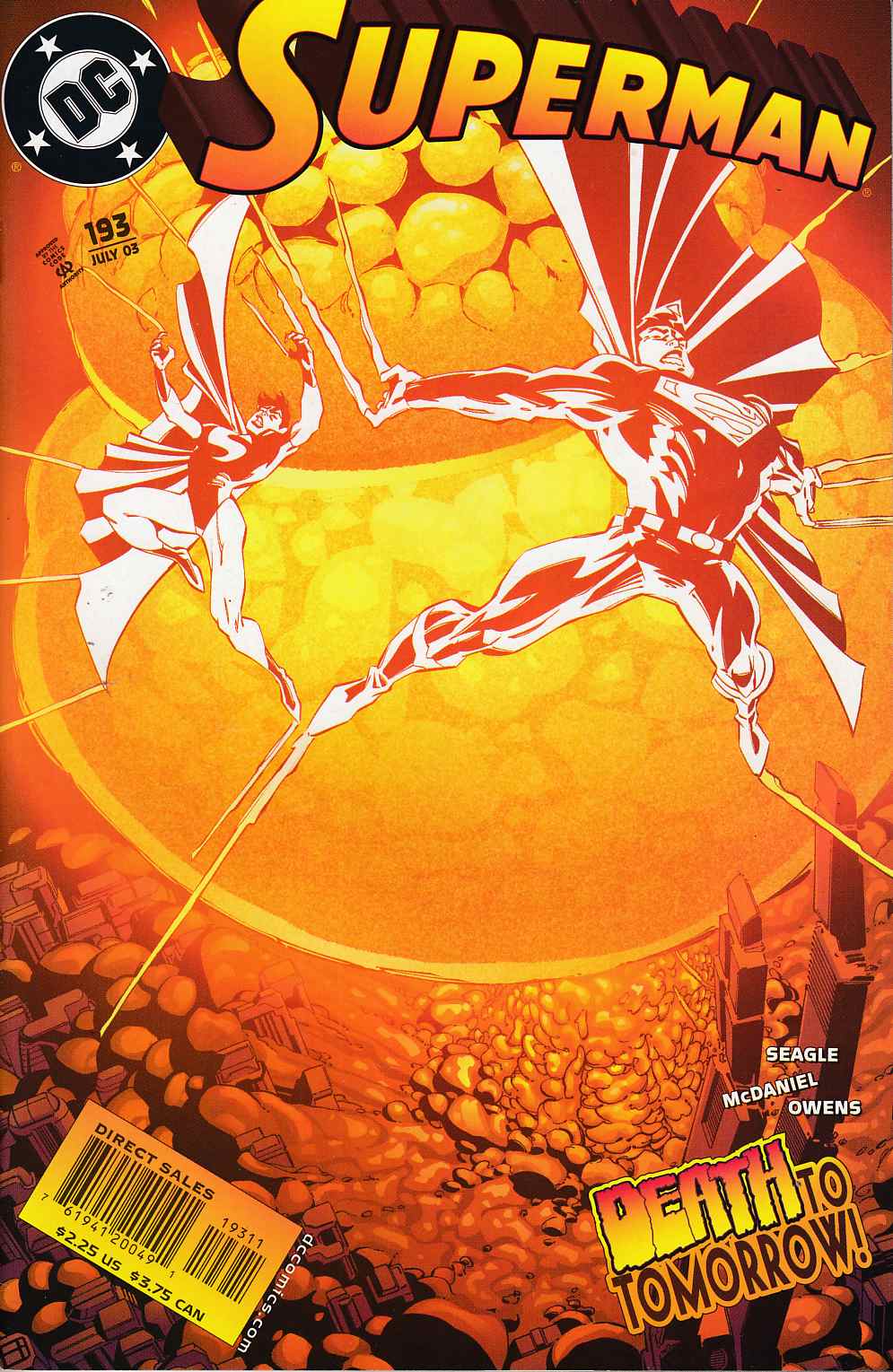 Superman #193 Near Mint (9.4) [DC Comic] THUMBNAIL