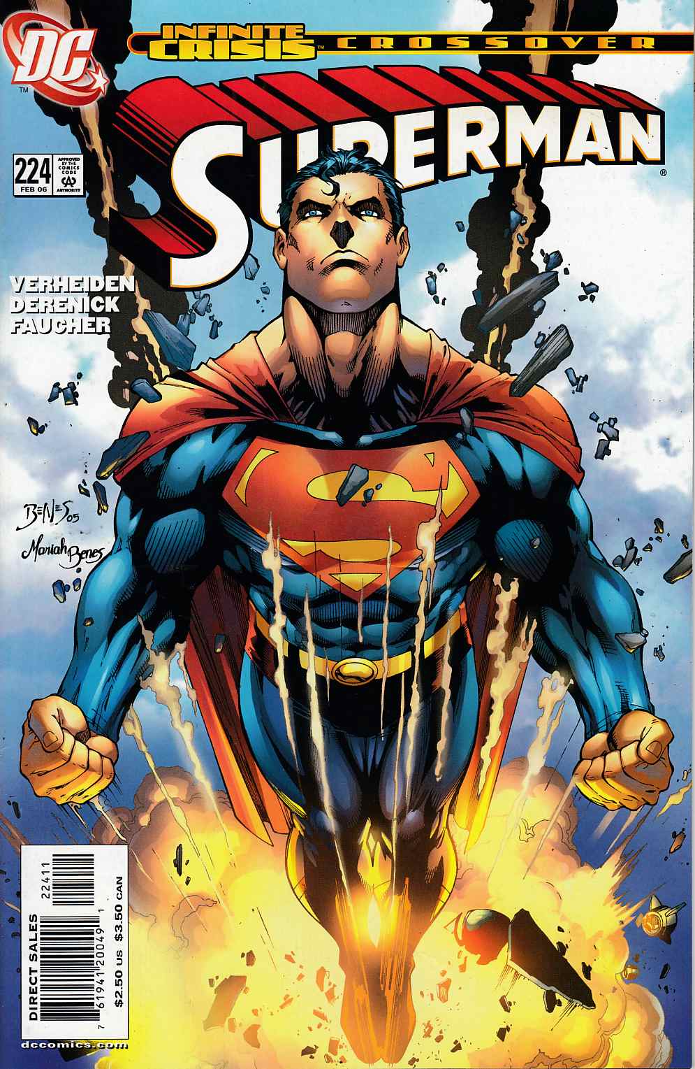 Superman #224 Very Fine (8.0) [DC Comic] LARGE