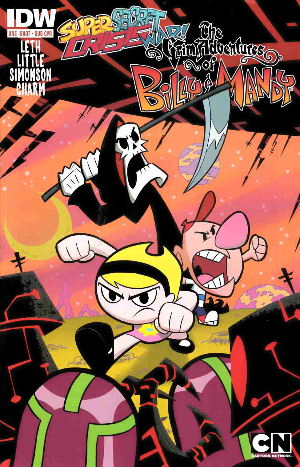 Super Secret Crisis War Grim Adventures of Billy & Mandy #1 Subscription Cover [Comic] LARGE