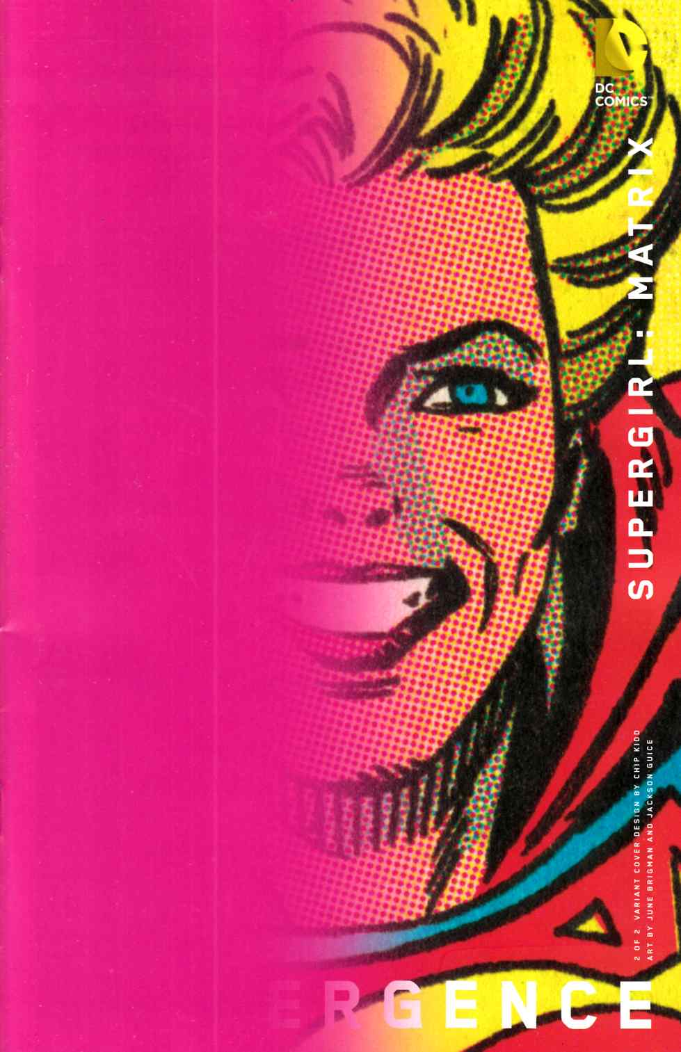 Convergence Supergirl Matrix #2 Chip Kidd Variant Cover [DC Comic] THUMBNAIL