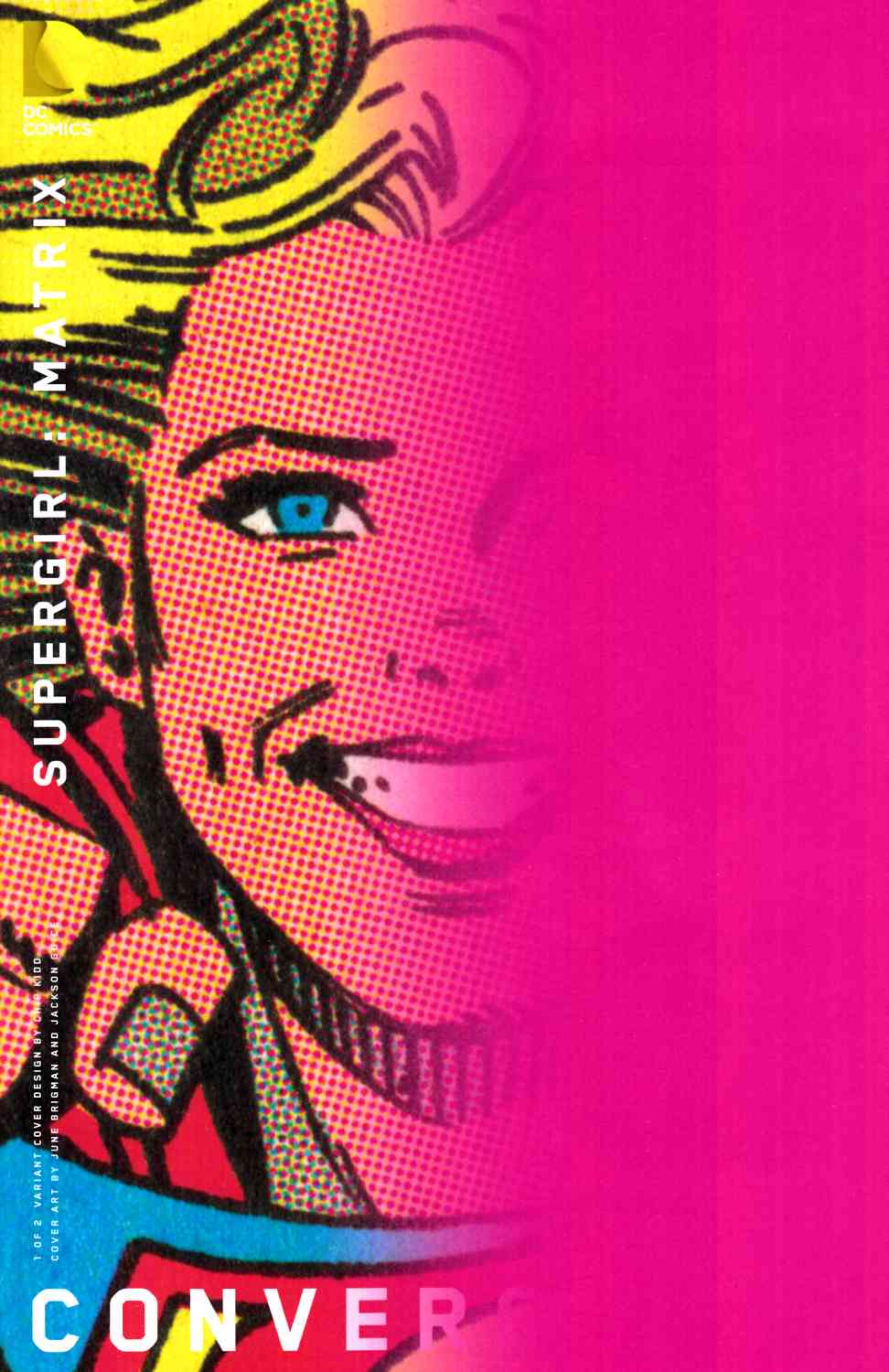 Convergence Supergirl Matrix #1 Chip Kidd Variant Cover [DC Comic] THUMBNAIL