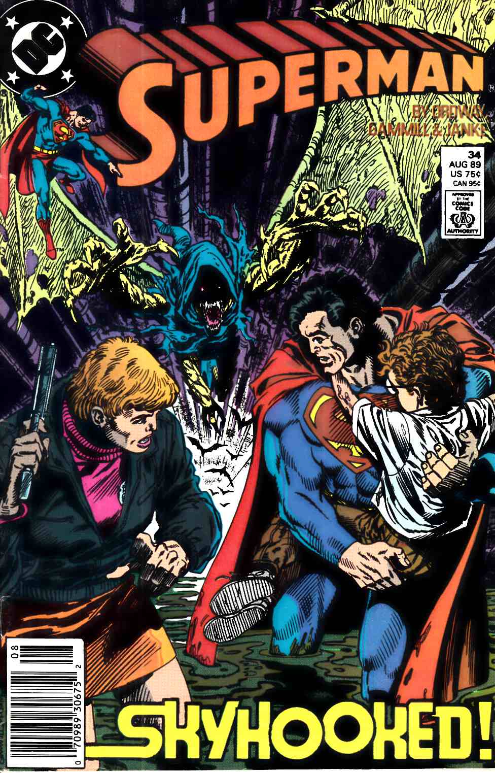 Superman #34 Newsstand Edition Fine (6.0) [DC Comic] LARGE