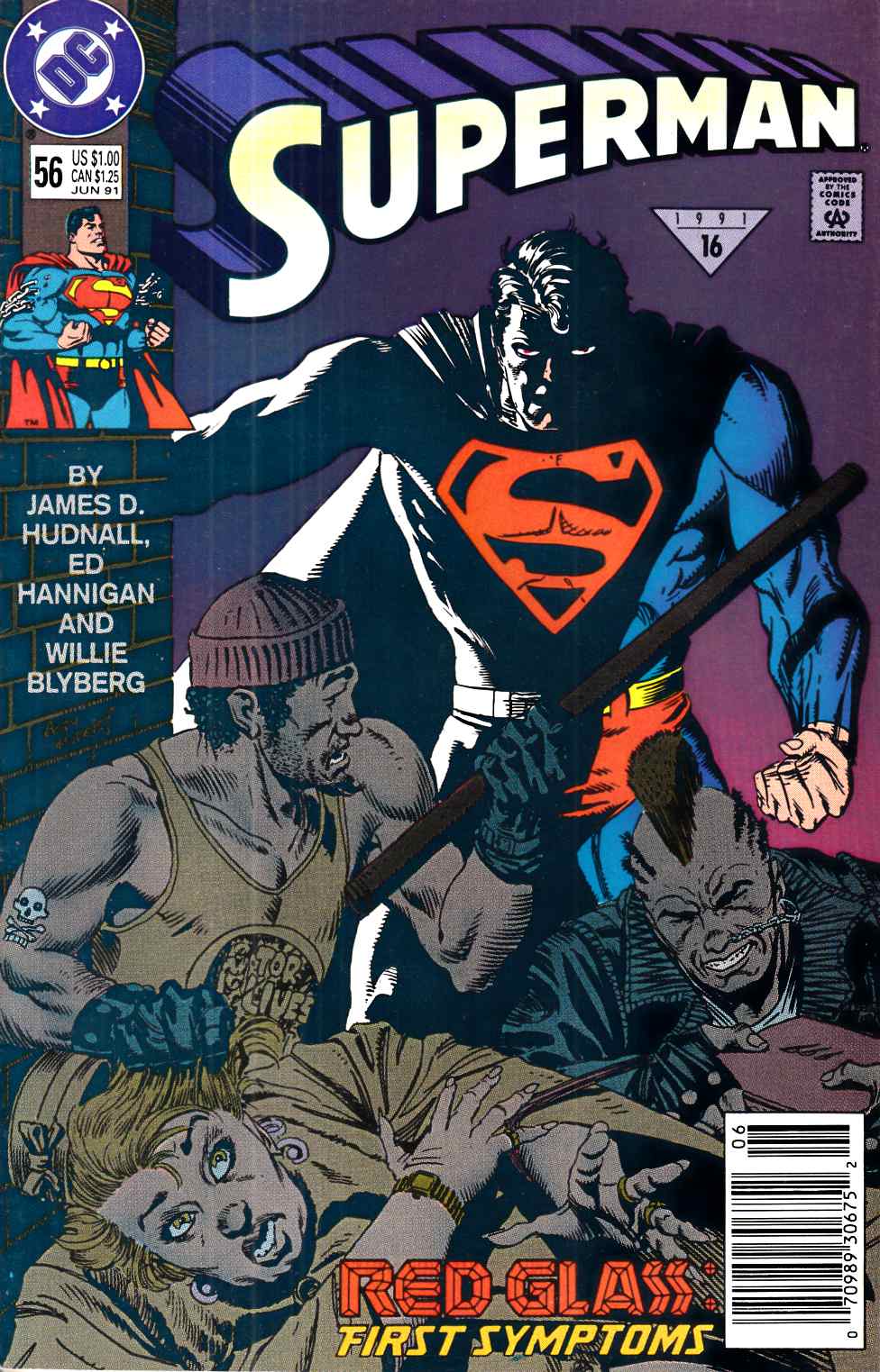 Superman #56 Newsstand Edition Very Fine (8.0) [DC Comic] THUMBNAIL