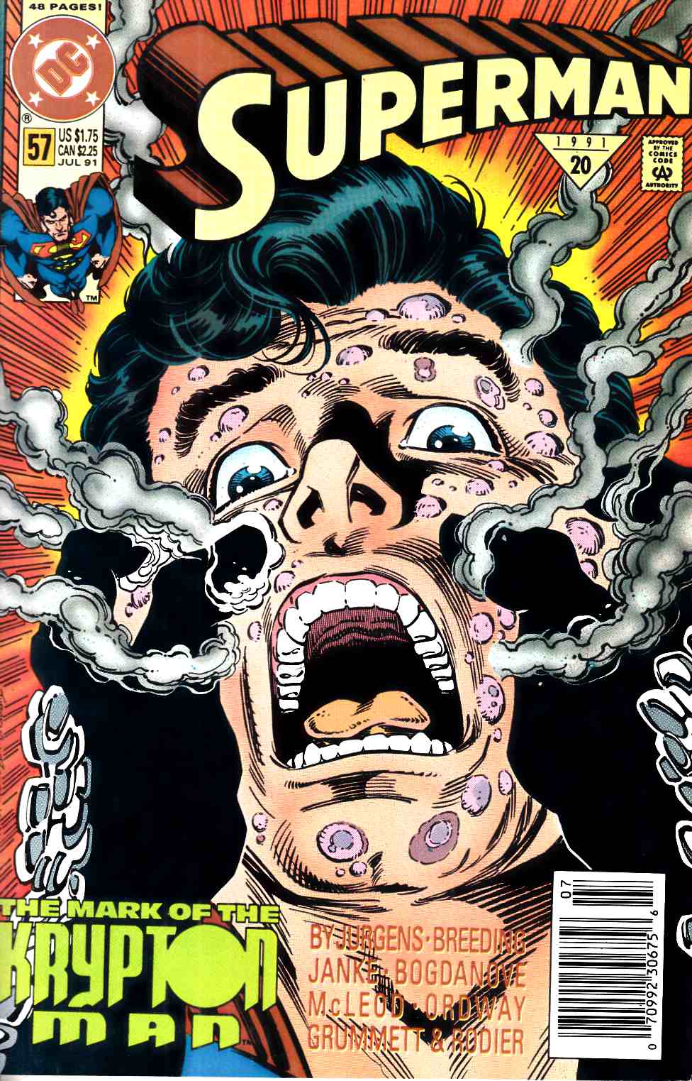 Superman #57 Newsstand Edition Very Fine (8.0) [DC Comic] THUMBNAIL