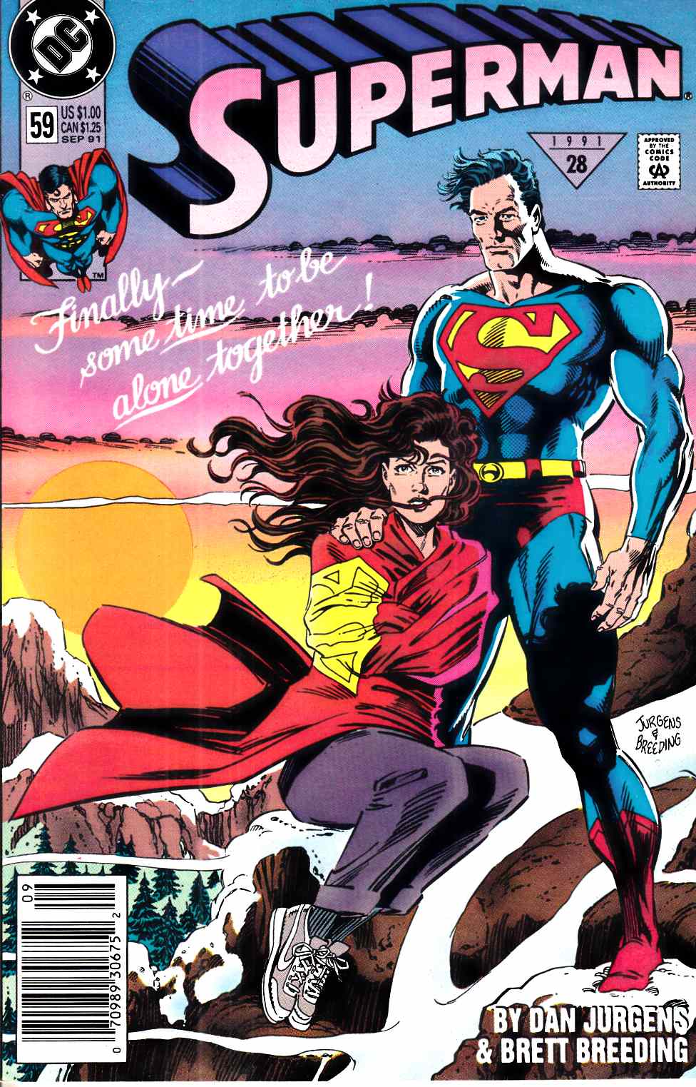 Superman #59 Newsstand Edition Very Fine (8.0) [DC Comic] THUMBNAIL
