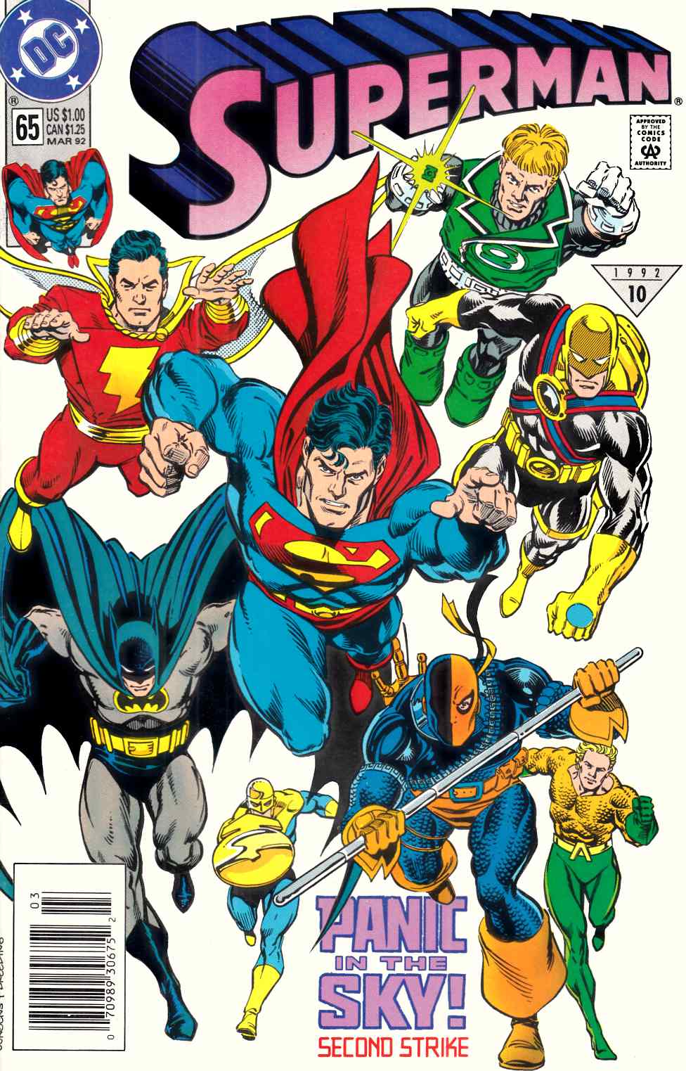 Superman #65 Newsstand Edition Very Fine (8.0) [DC Comic] LARGE