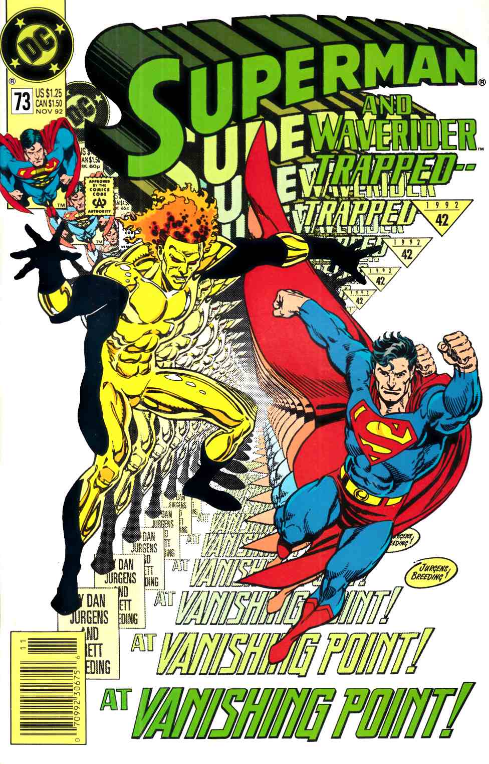 Superman #73 Newsstand Edition Very Good (4.0) [DC Comic] LARGE