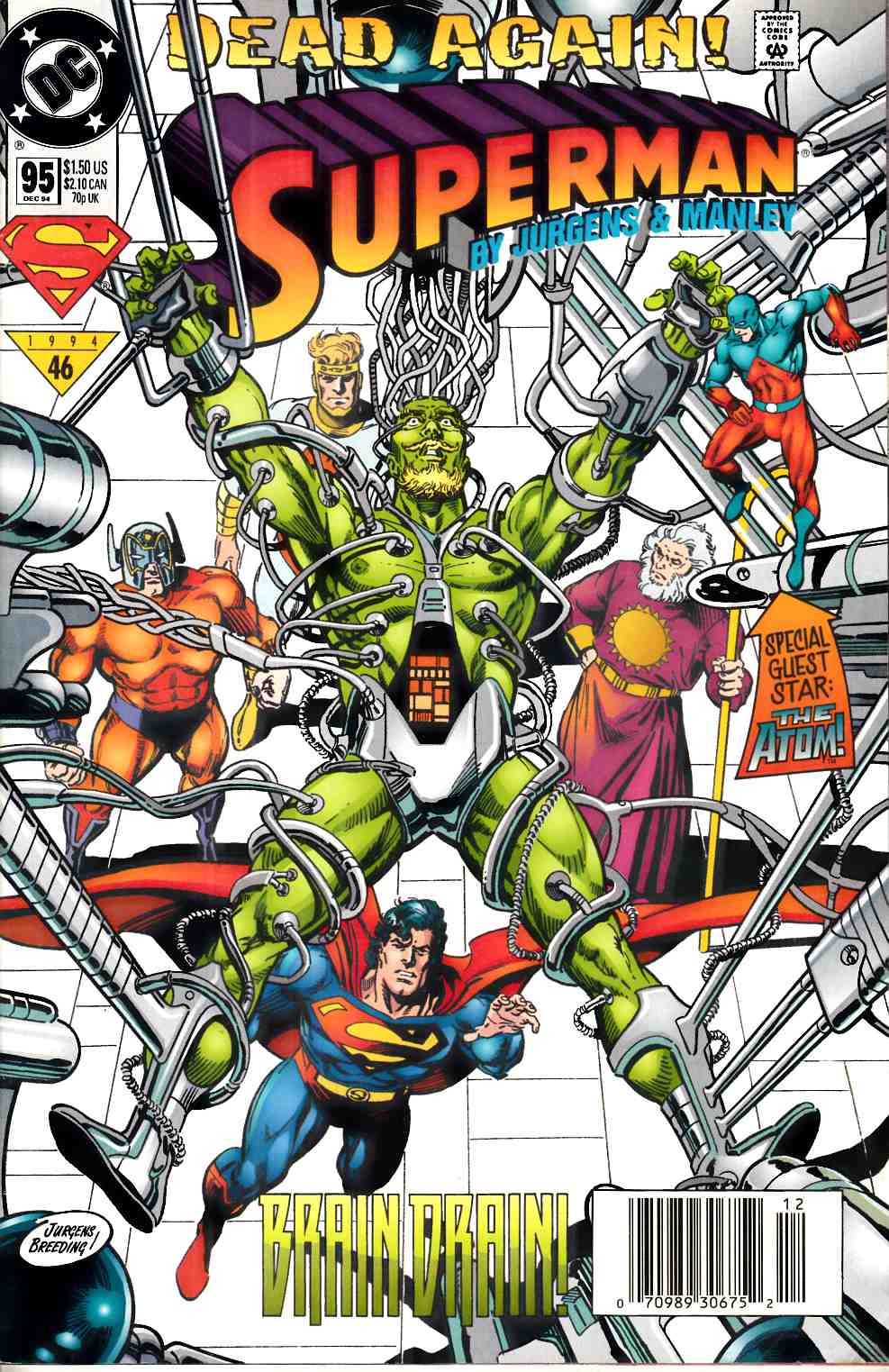 Superman #95 Newsstand Edition Very Fine (8.0) [DC Comic] THUMBNAIL