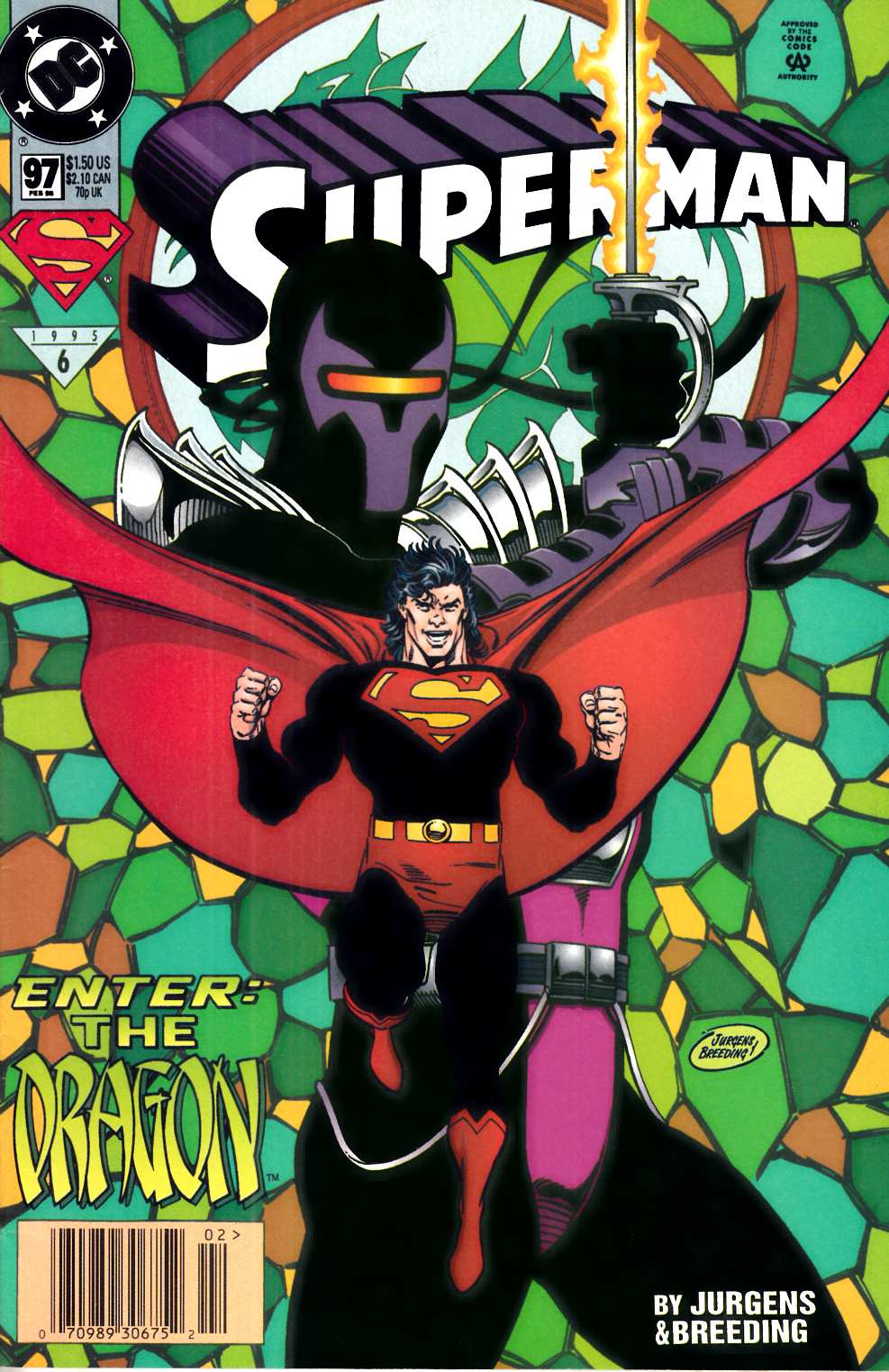 Superman #97 Newsstand Edition Very Fine (8.0) [DC Comic] THUMBNAIL