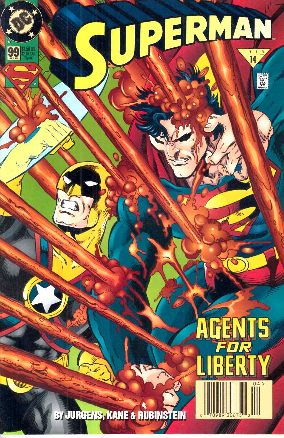 Superman #99 Newsstand Edition Near Mint (9.4) [DC Comic] THUMBNAIL