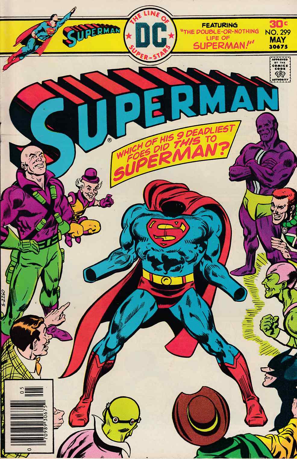 Superman #299 Very Fine Minus (7.5) [DC Comic] THUMBNAIL