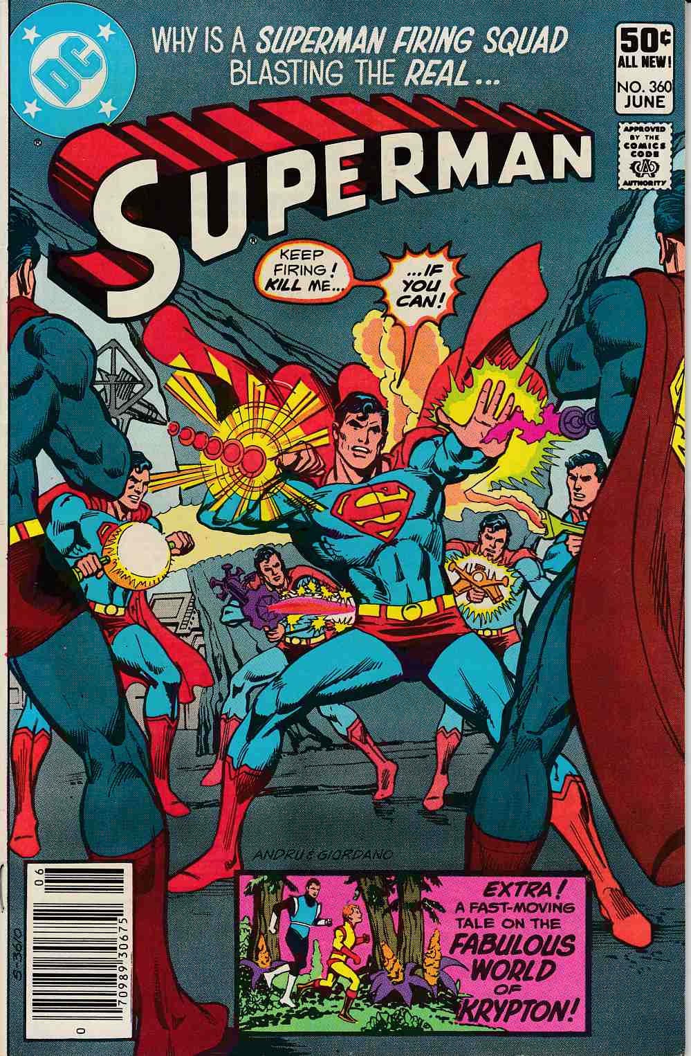 Superman #360 Newsstand Edition Fine (6.0) [DC Comic] THUMBNAIL