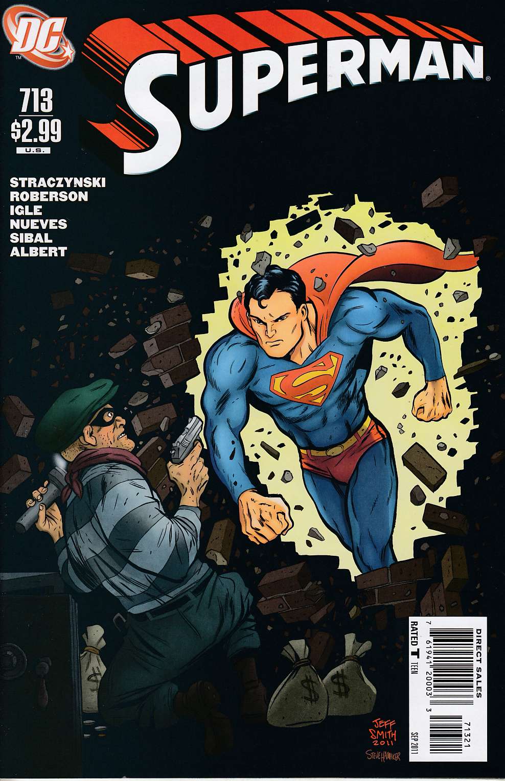 Superman #713 Jeff Smith Variant Cover Near Mint (9.4) [DC Comic] LARGE