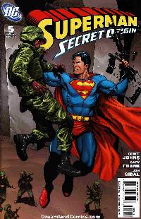 Superman: secret origin #5 (1:10 frank variant cover) LARGE